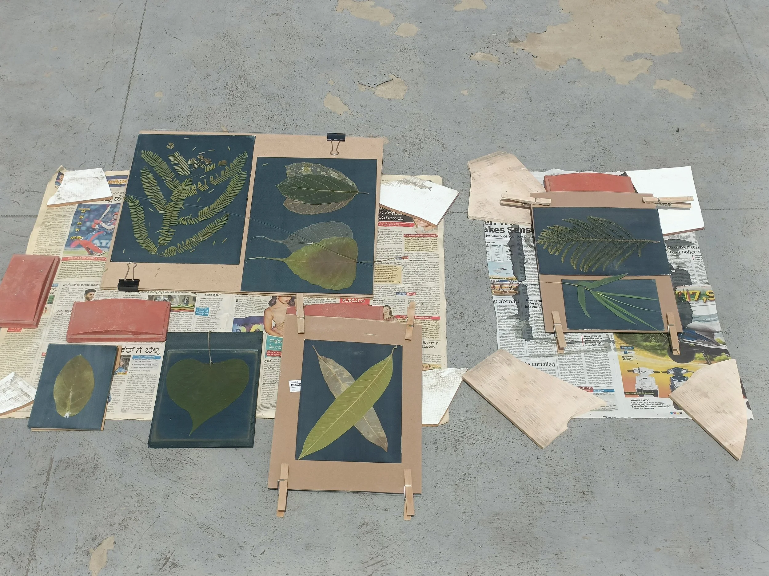 Prints - during exposure