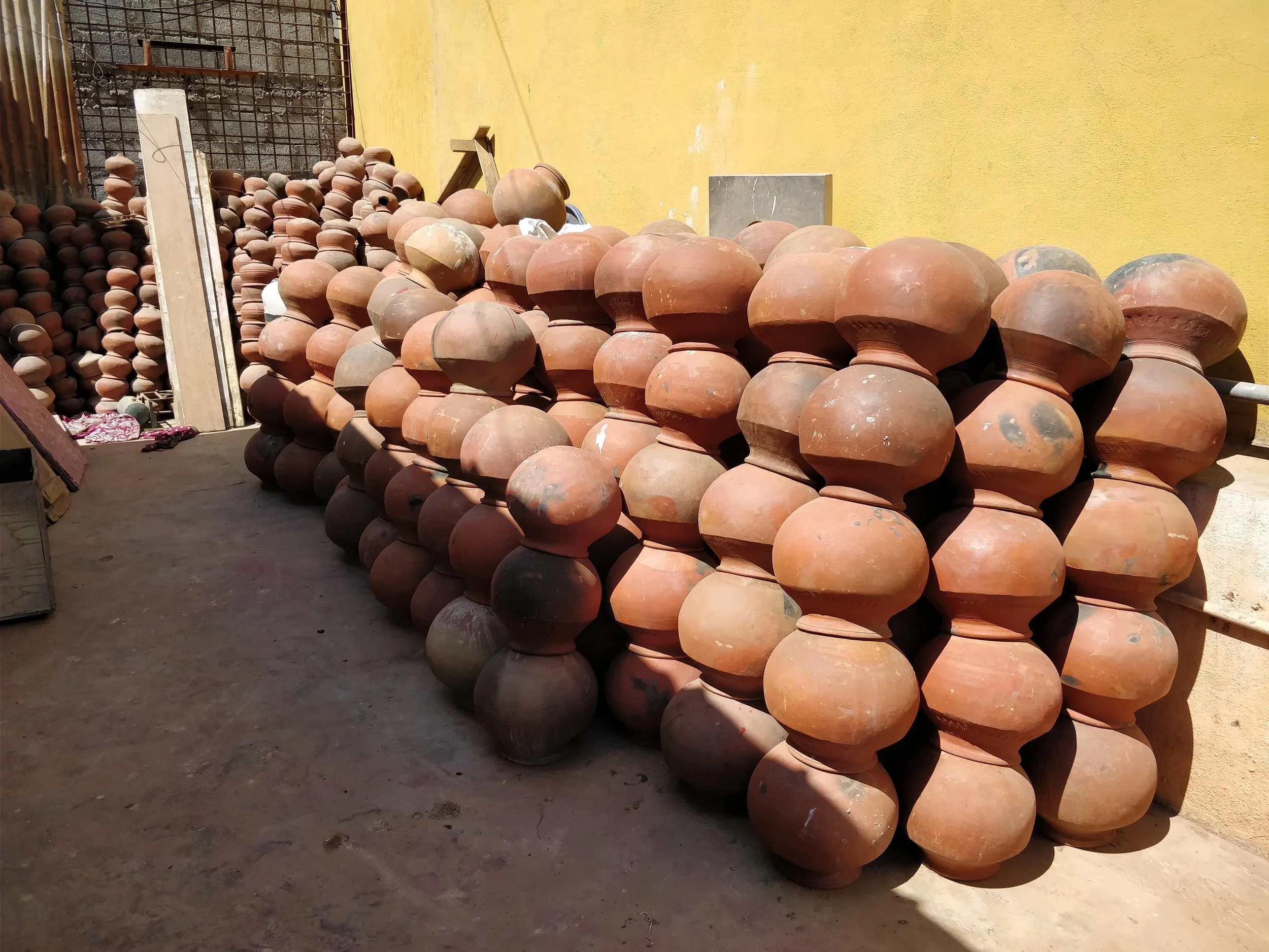 Baked pots