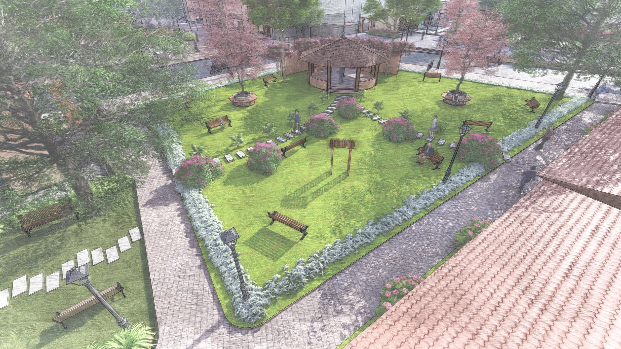 Garden facing learning centre