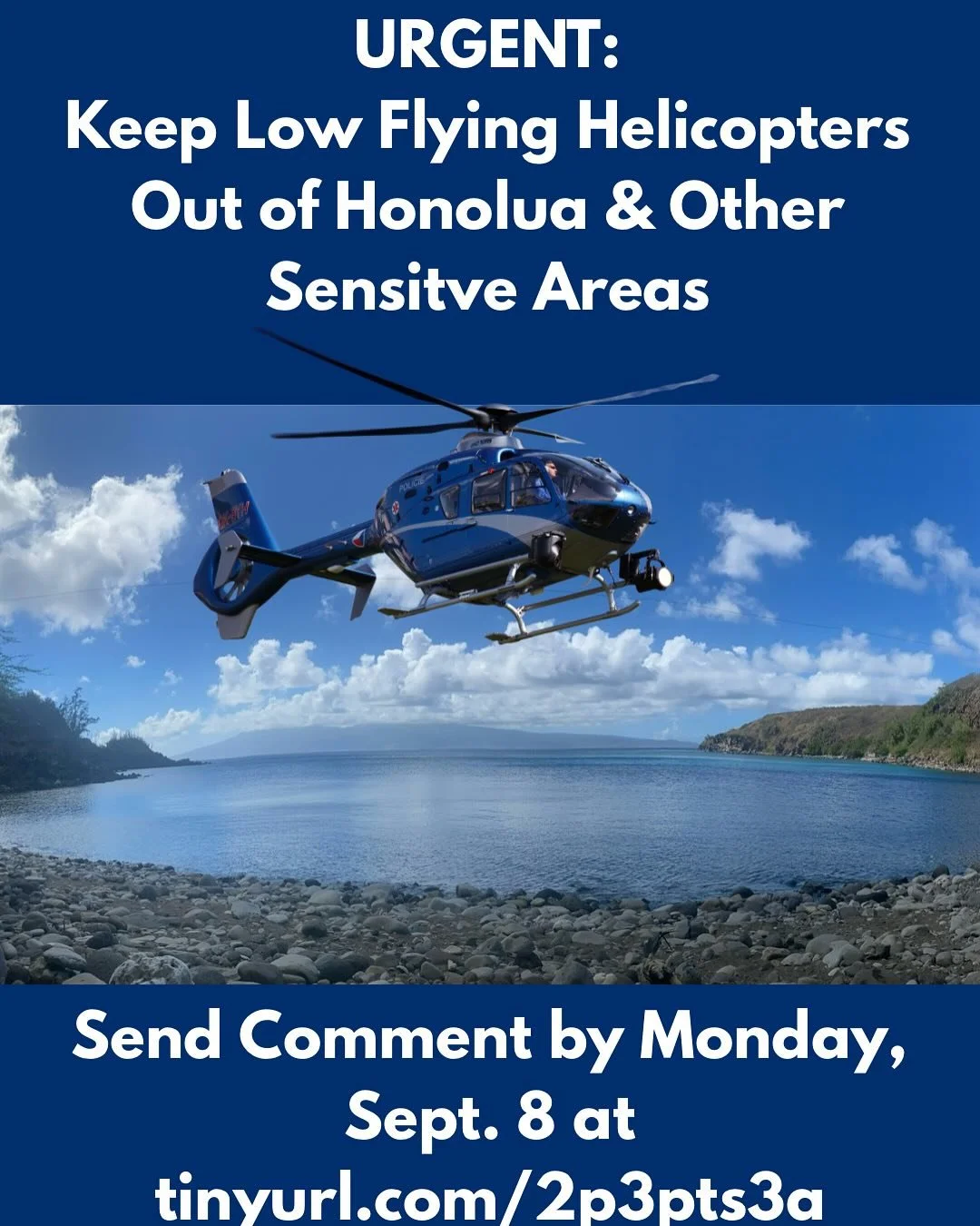 Please submit a comment now at the FAA site for this important issue.  It is due by tomorrow.
 https://tinyurl.com/2p3pts3a