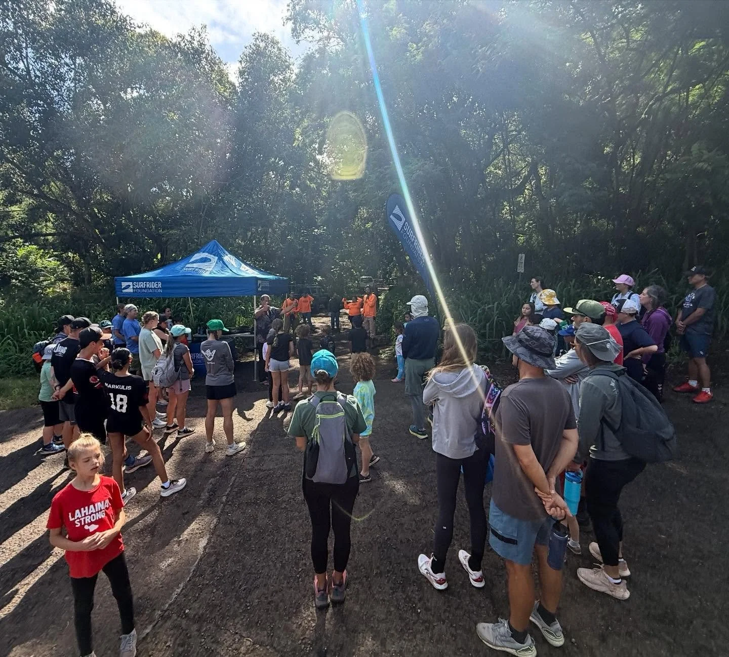 Mahalo to Kamehameha III, Aloha Pu'ukukui, and Surfrider for a wonderful time in Honolua mauka tree planting.