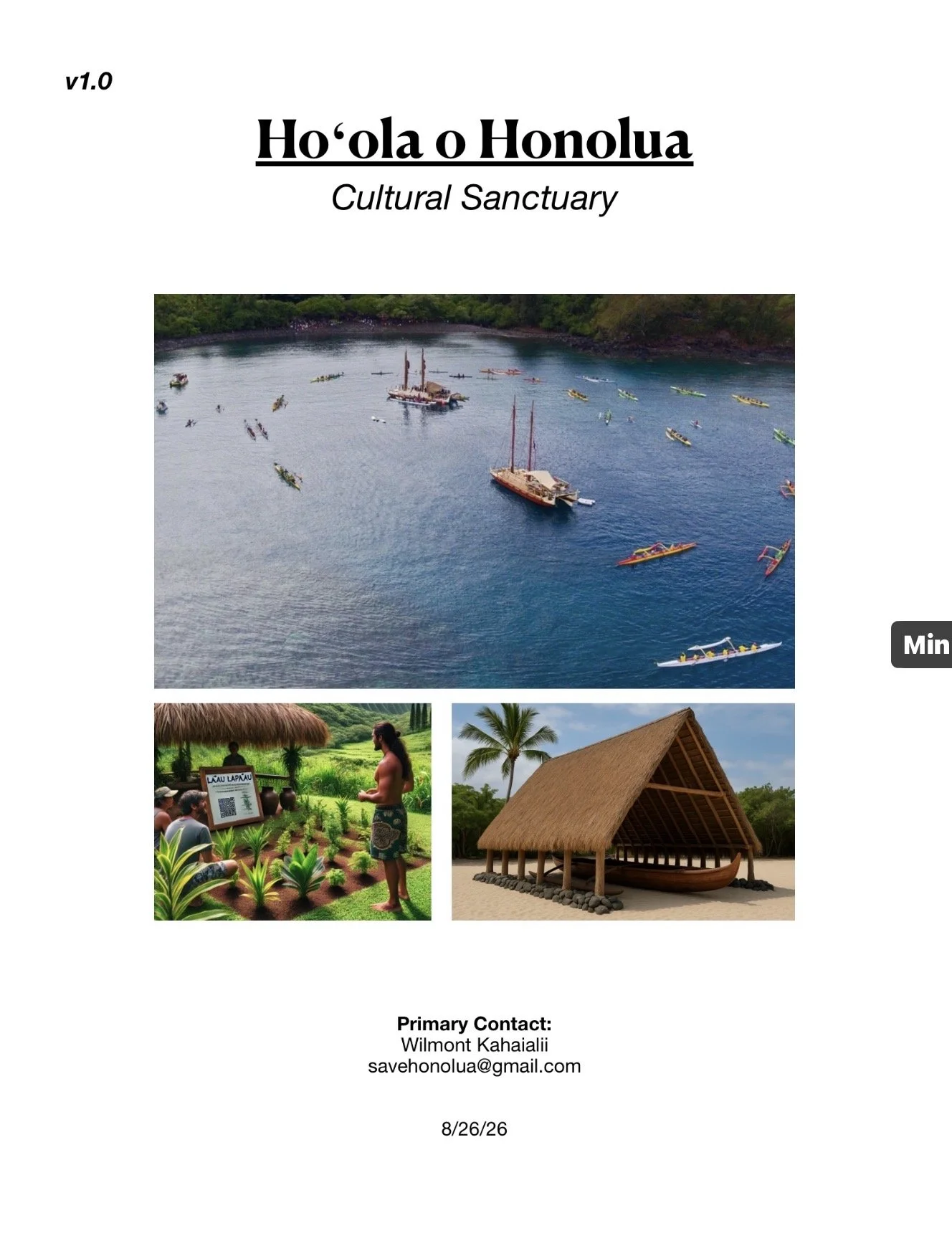 Honolua Ho’ola Cultural Sanctuary Management Plan