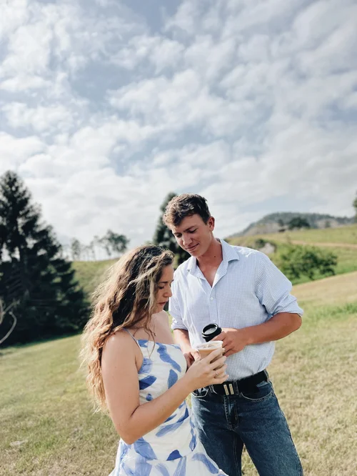Wedding guests enjoying The Arc Specialty Coffee
