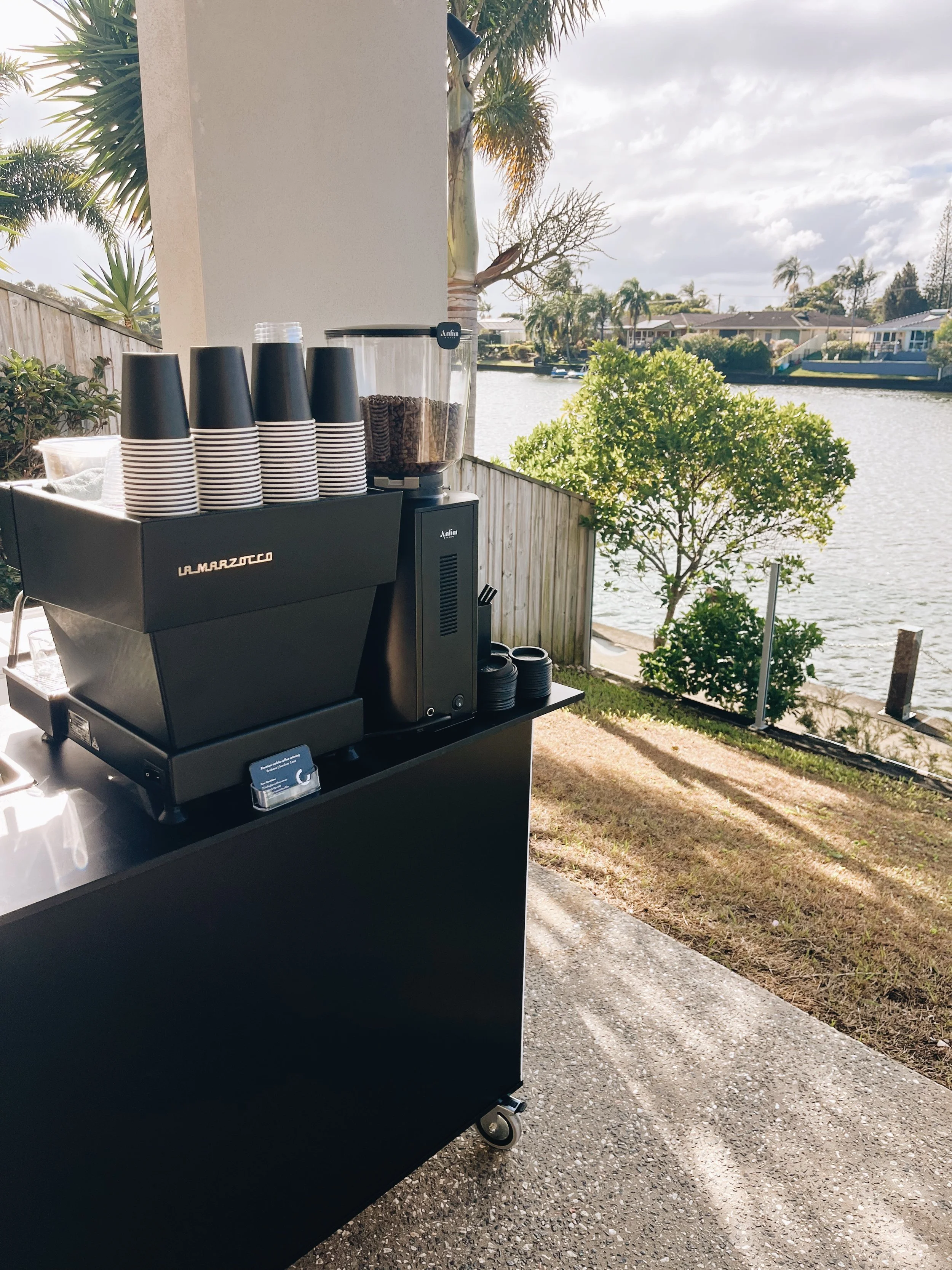 The Arc barista at work