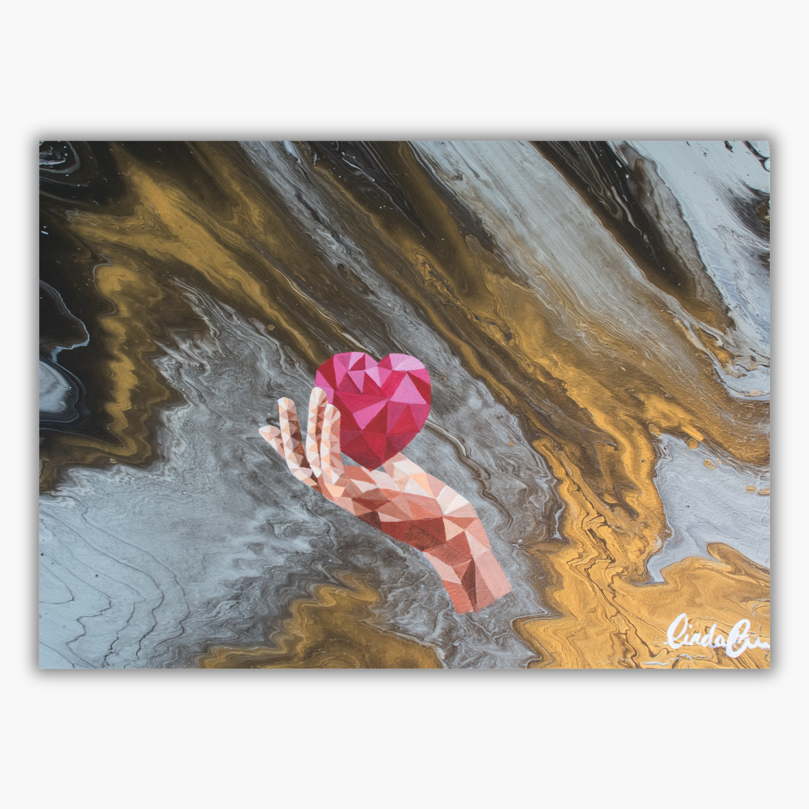 "Heart Held" - 40×30cm
