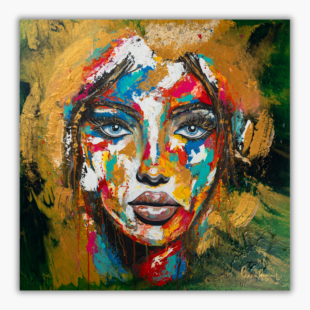 "Colorful Renewal" - 80×80cm