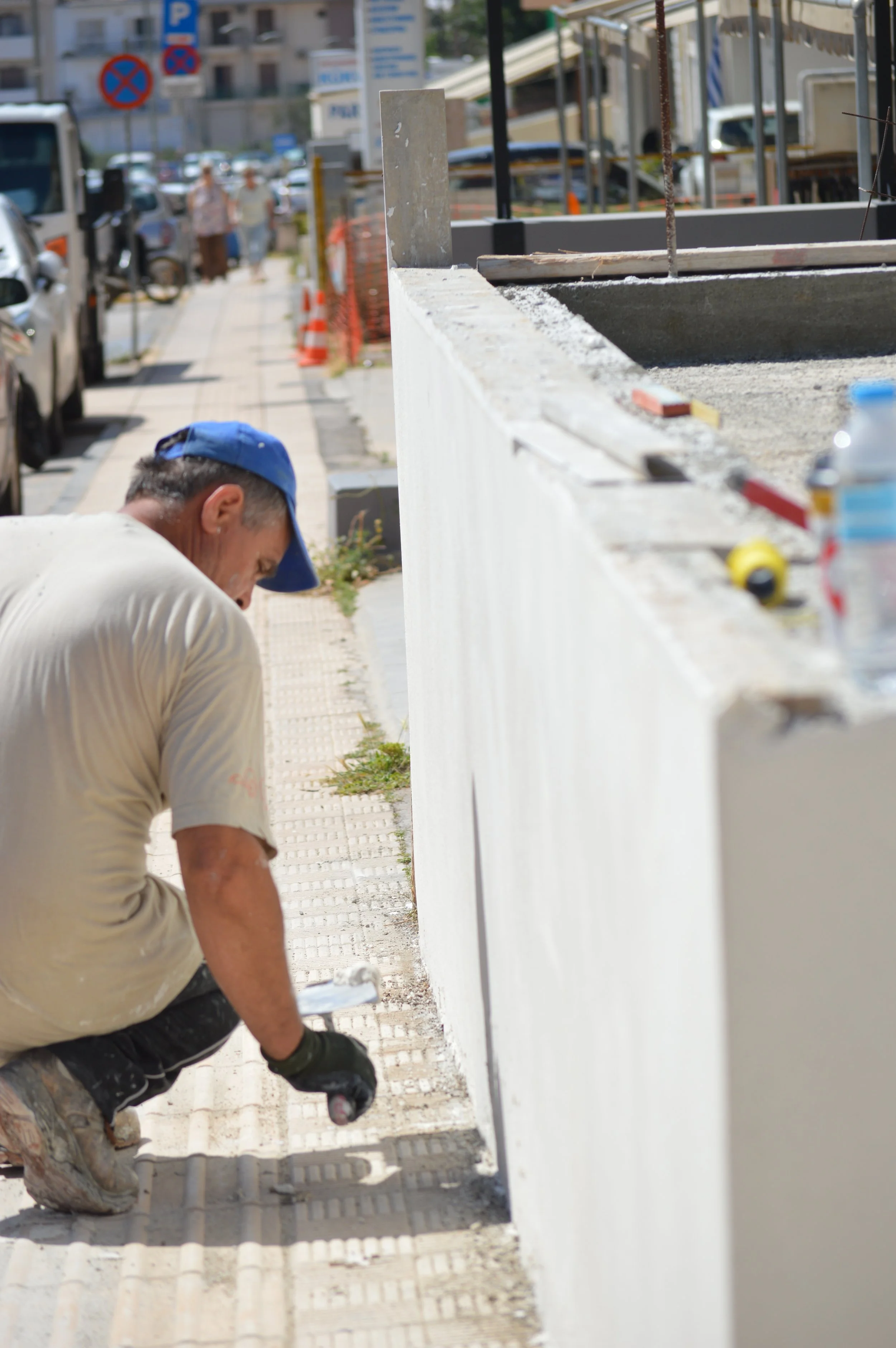 Bricklaying  Bricks Fragakis Crete Agios Nikolaos