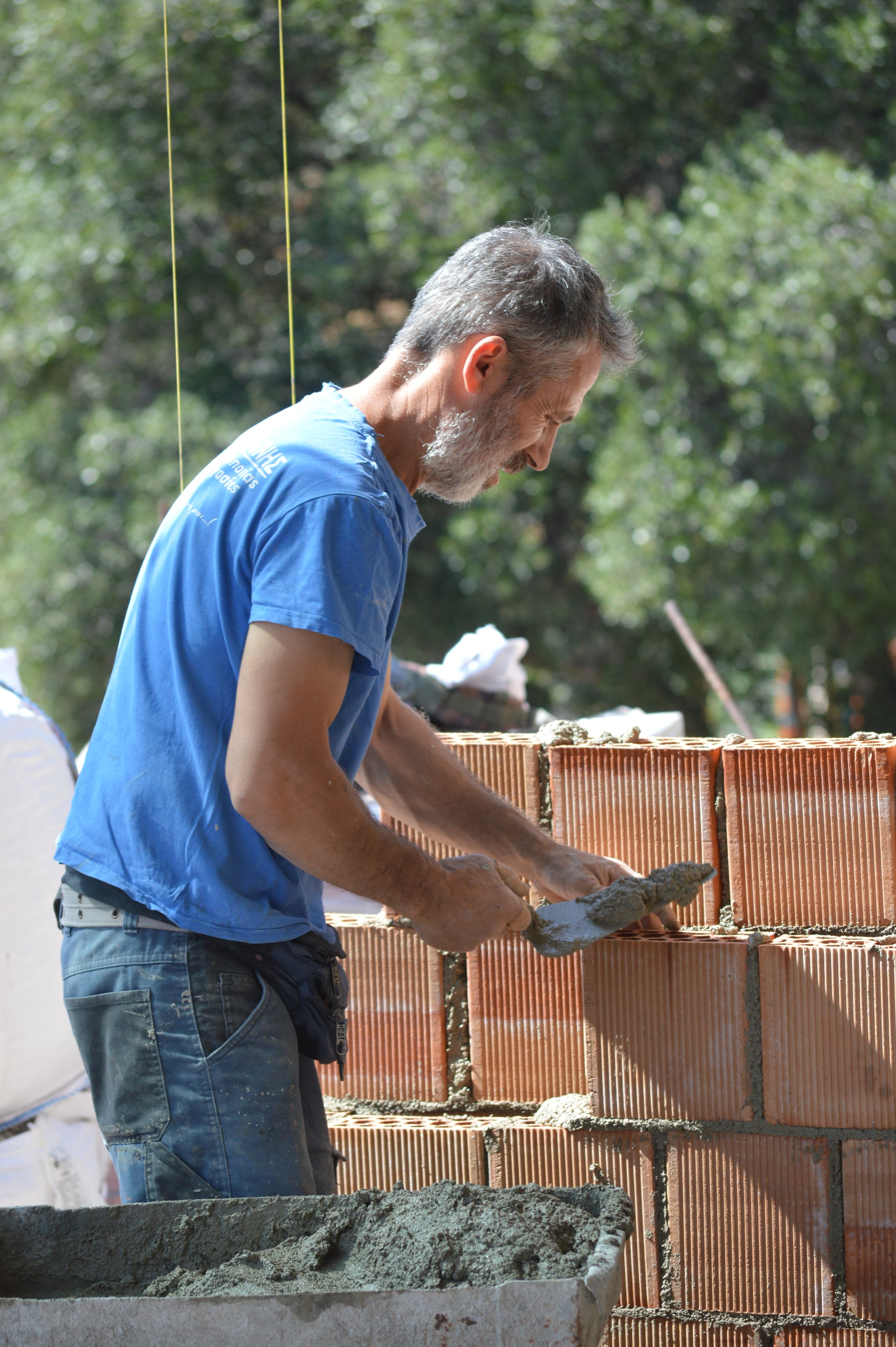 Bricklaying  Bricks Fragakis Crete Agios Nikolaos