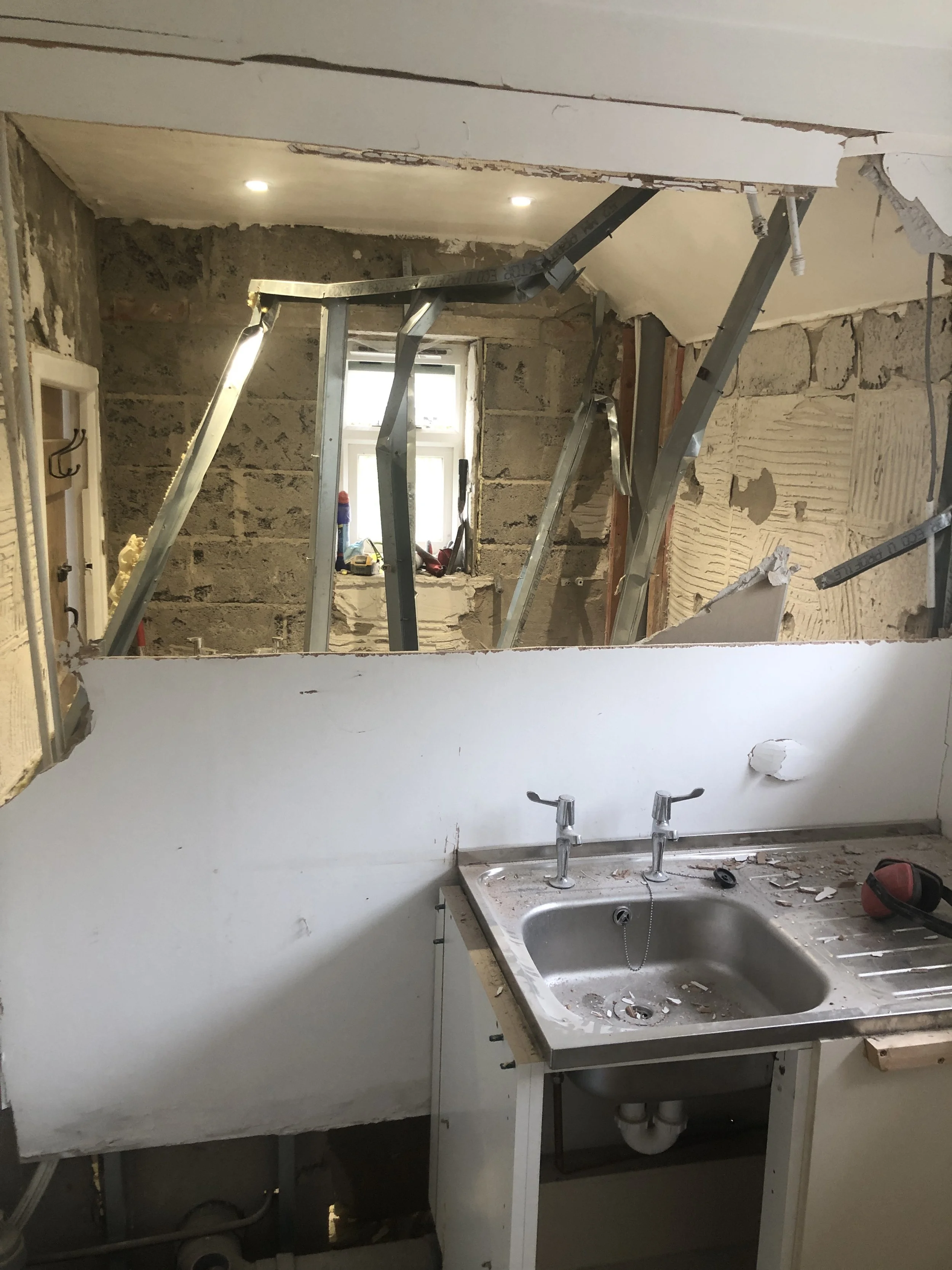 stud wall removal