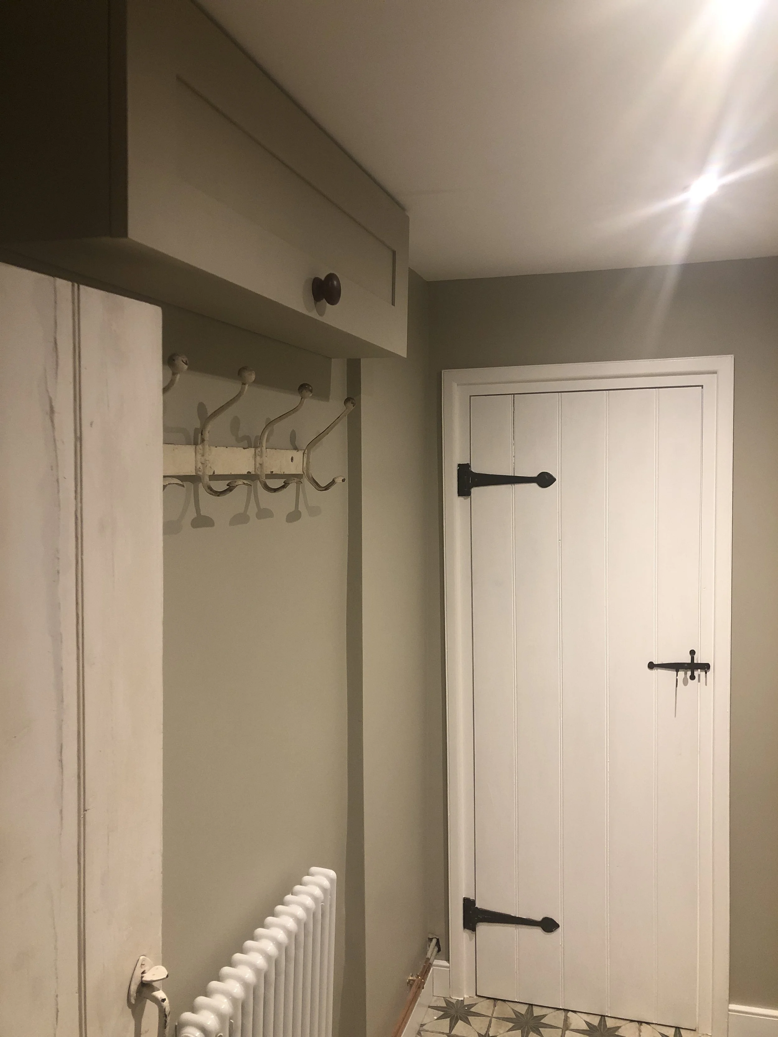 completed utility room