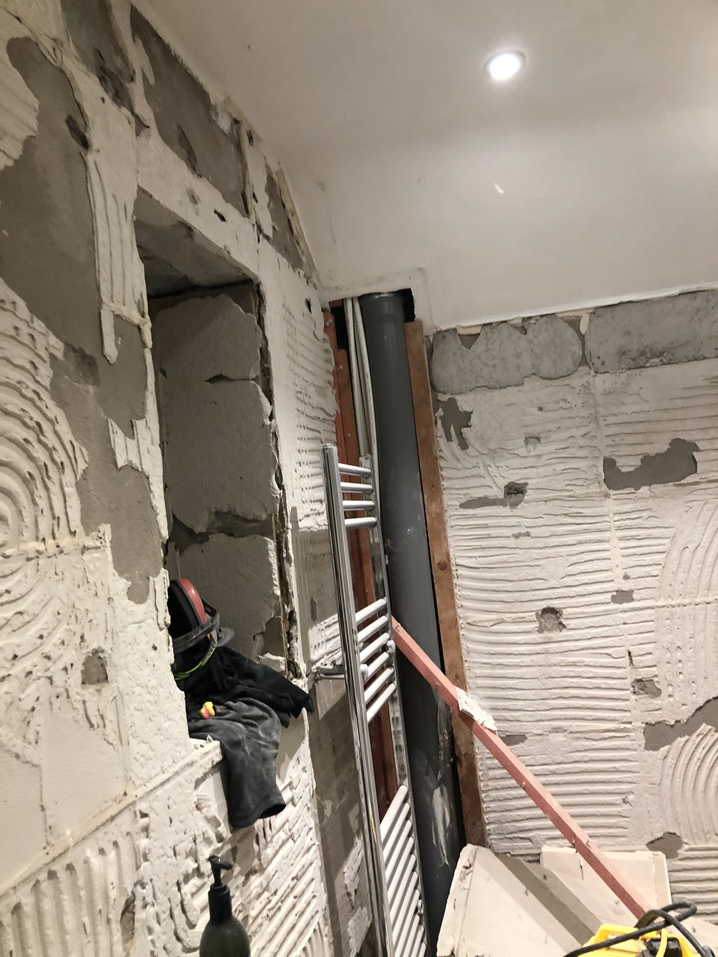 shower room strip out