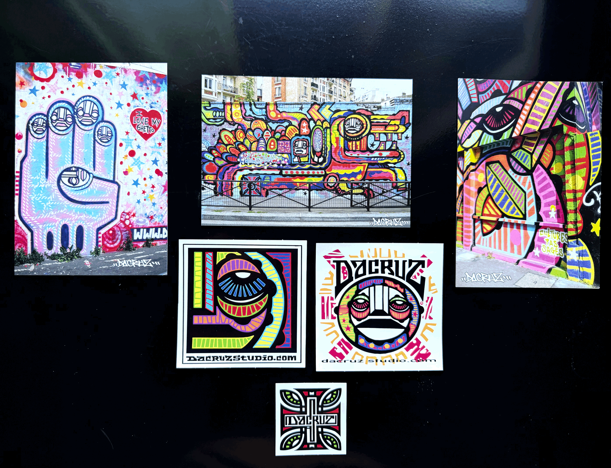 Pack Paris - Stickers & Cartes - dAcRuZ