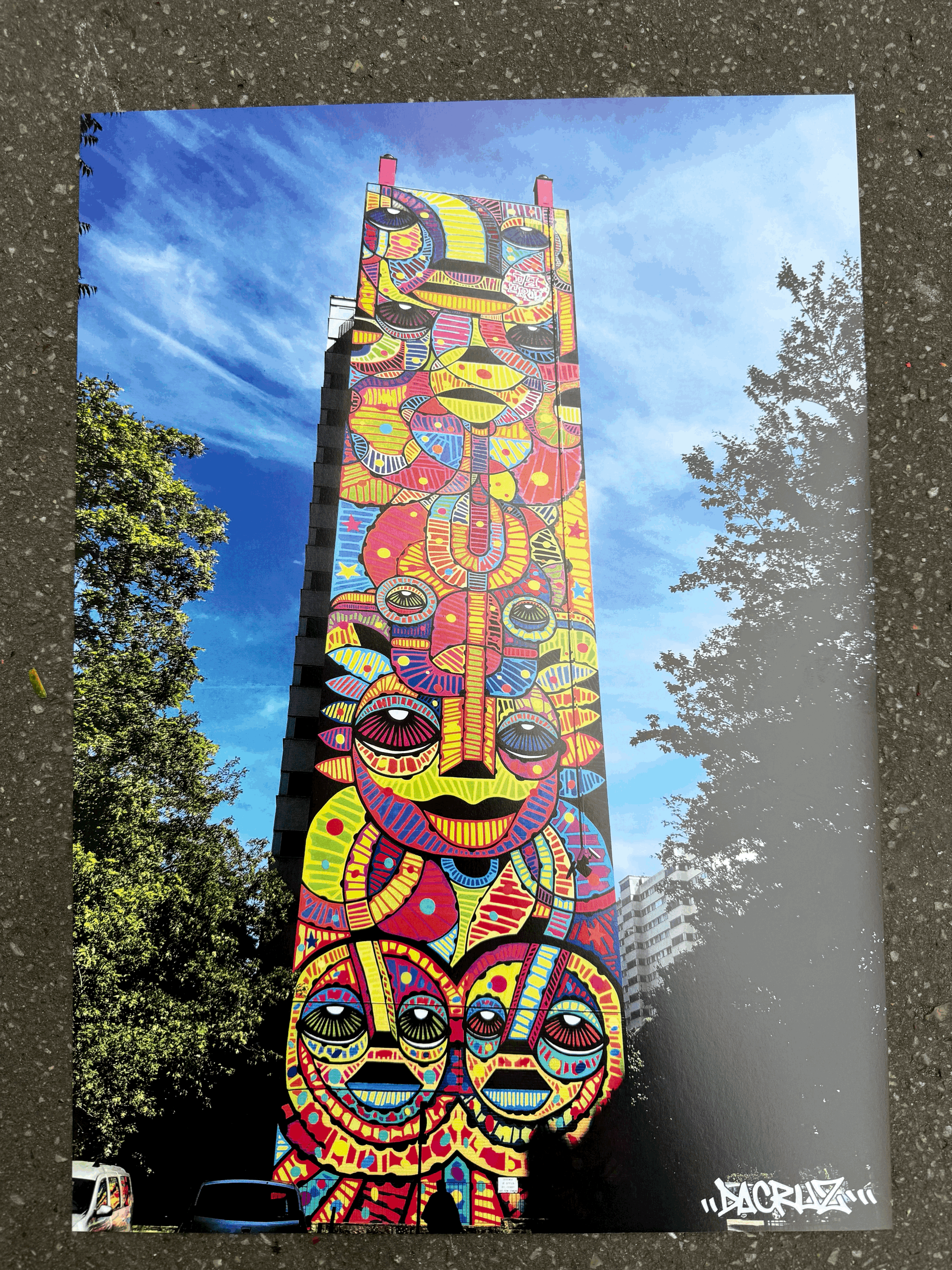 "Totem dans la ville" - Poster
