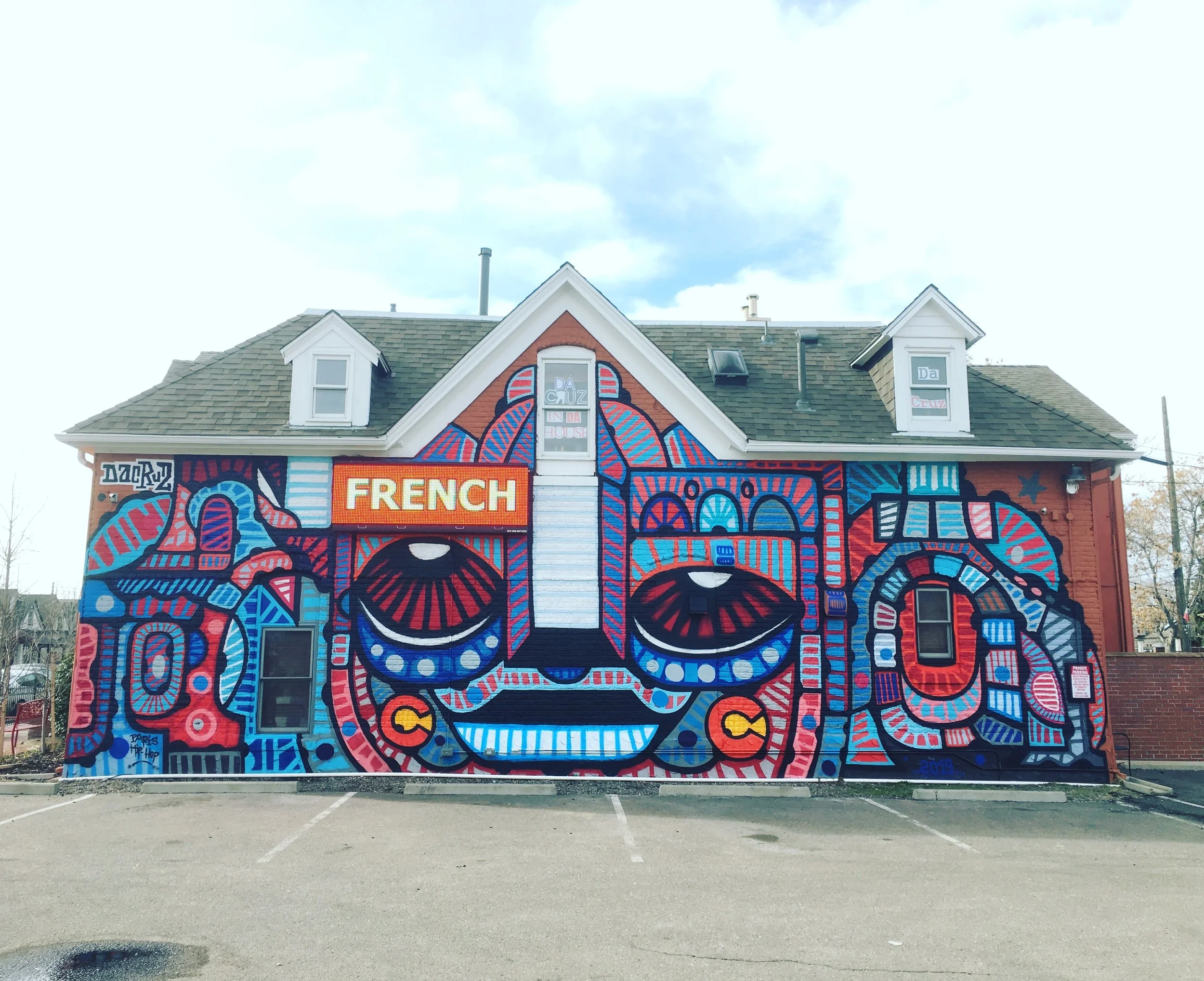 fresque art Dacruz maison