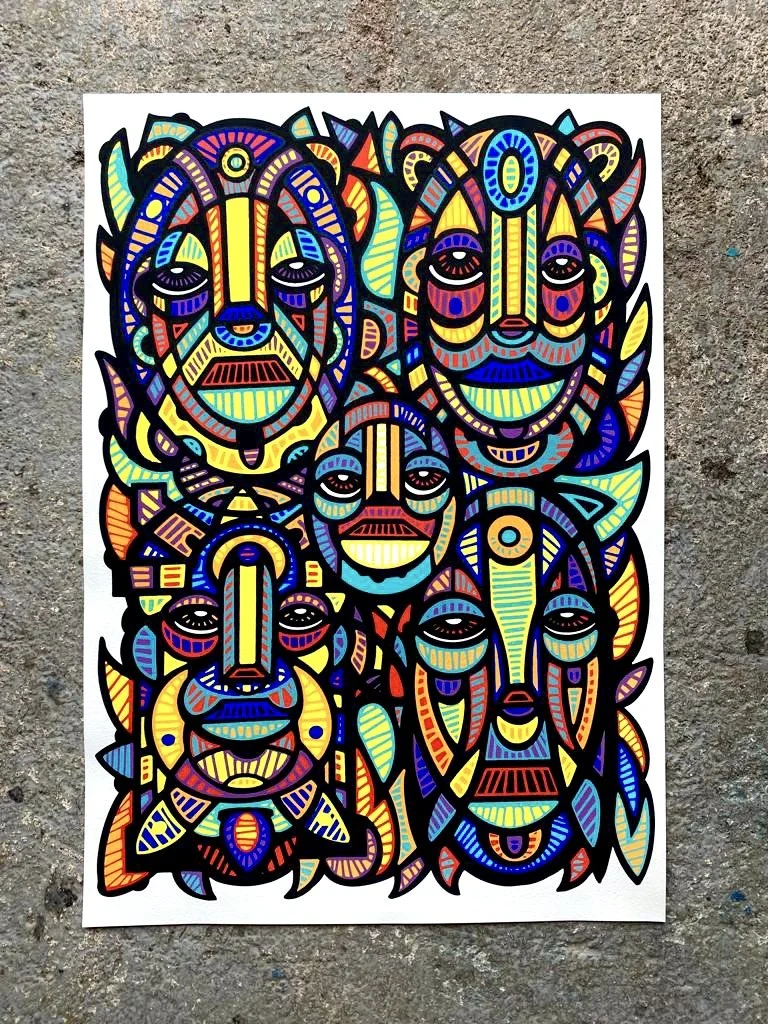 "Arbre De La Croix" - Sérigraphie