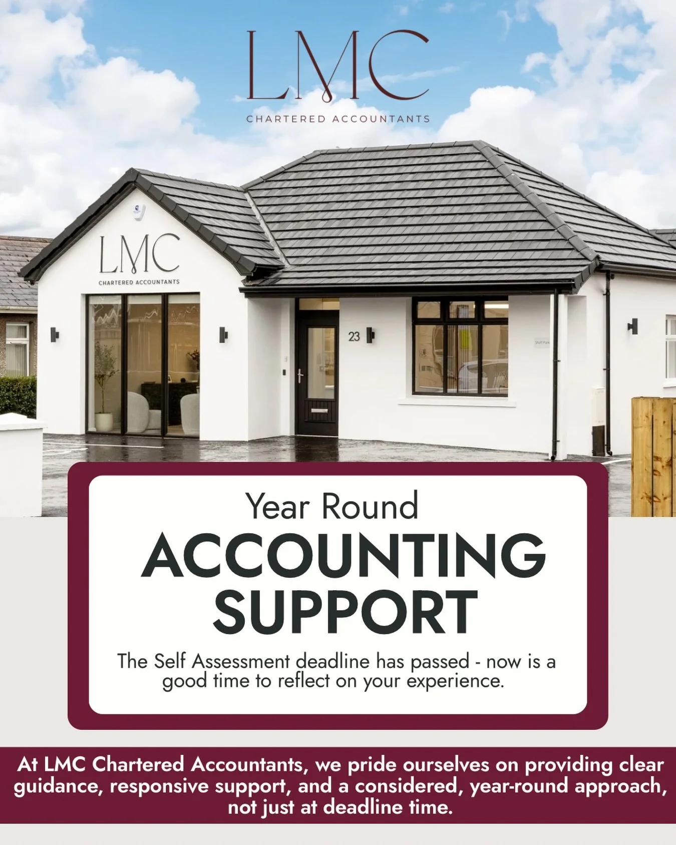 With the 31 January deadline now behind us, it&rsquo;s a natural time to reflect on the level of support you received this tax season.💭

If communication could have been clearer, advice more proactive, or the process less pressured, it may be time t