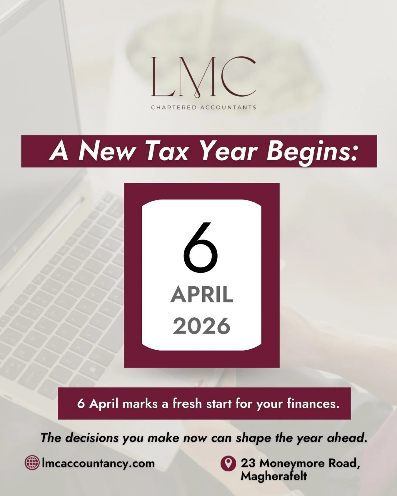 ✨The new tax year has begun!✨

🙌🏻Starting the year with a clear understanding of your financial position can help you make better decisions, stay organised, and take advantage of opportunities as they arise.

A proactive approach early on often lea
