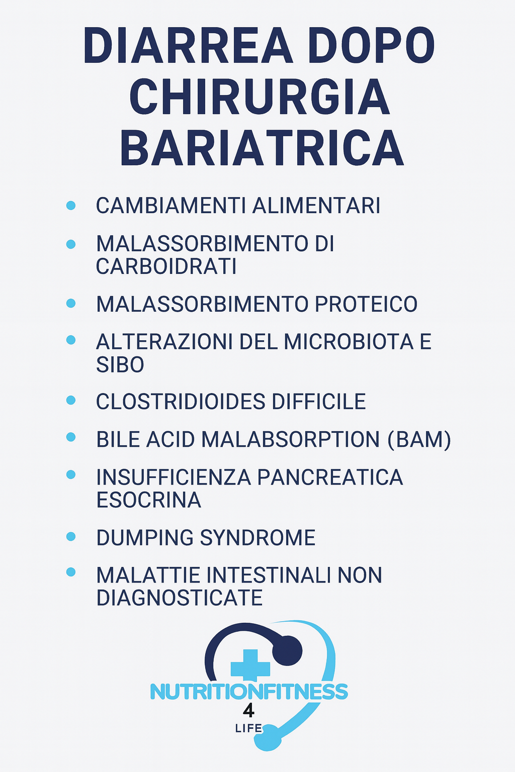 Diarrea dopo chirurgia bariatrica: cause, diagnosi e trattamento