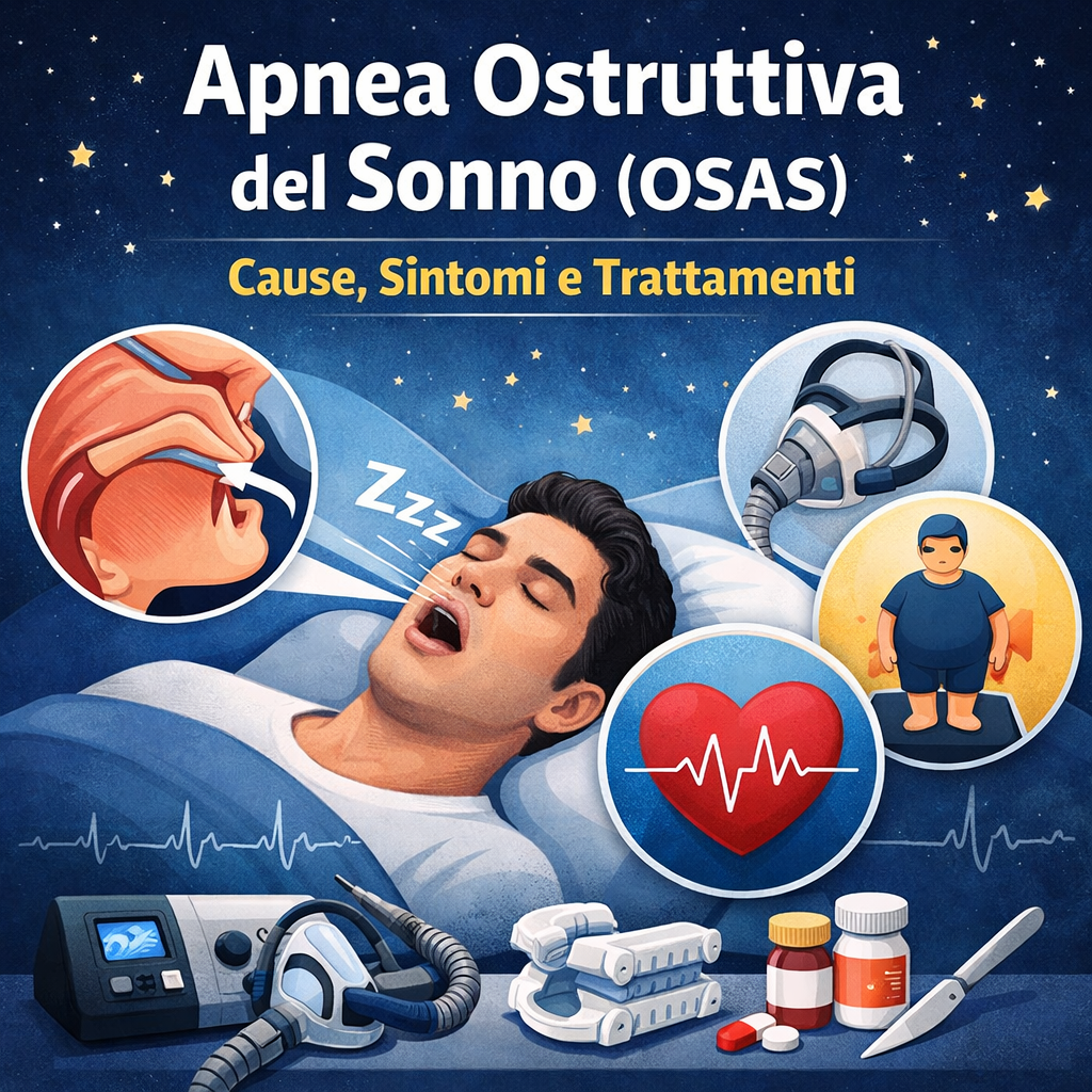 Apnea ostruttiva del sonno (OSA): una patologia cronica spesso sottodiagnosticata