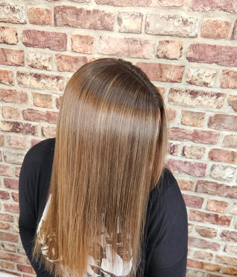 Beautifully blended chocolate balayage
