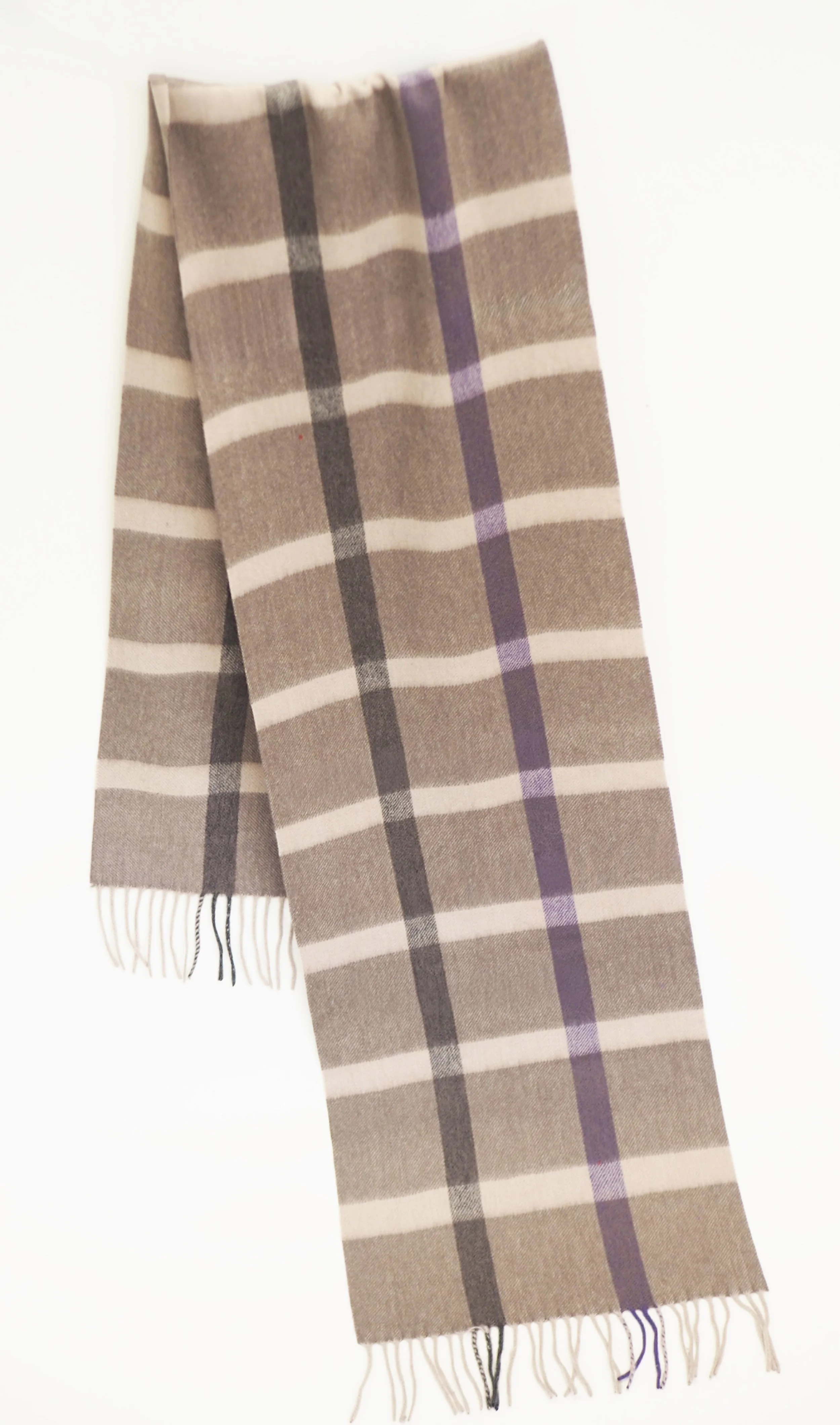 Cashmere Scarf Grid