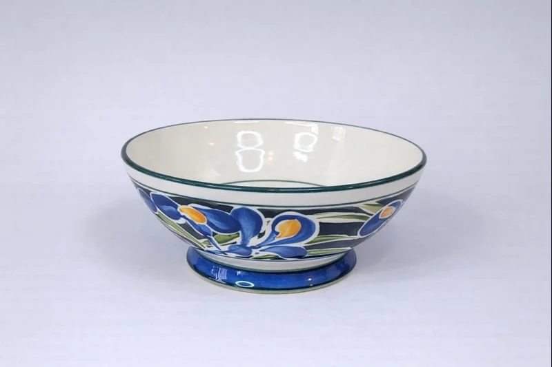 Medium Bowl - Iris Pattern