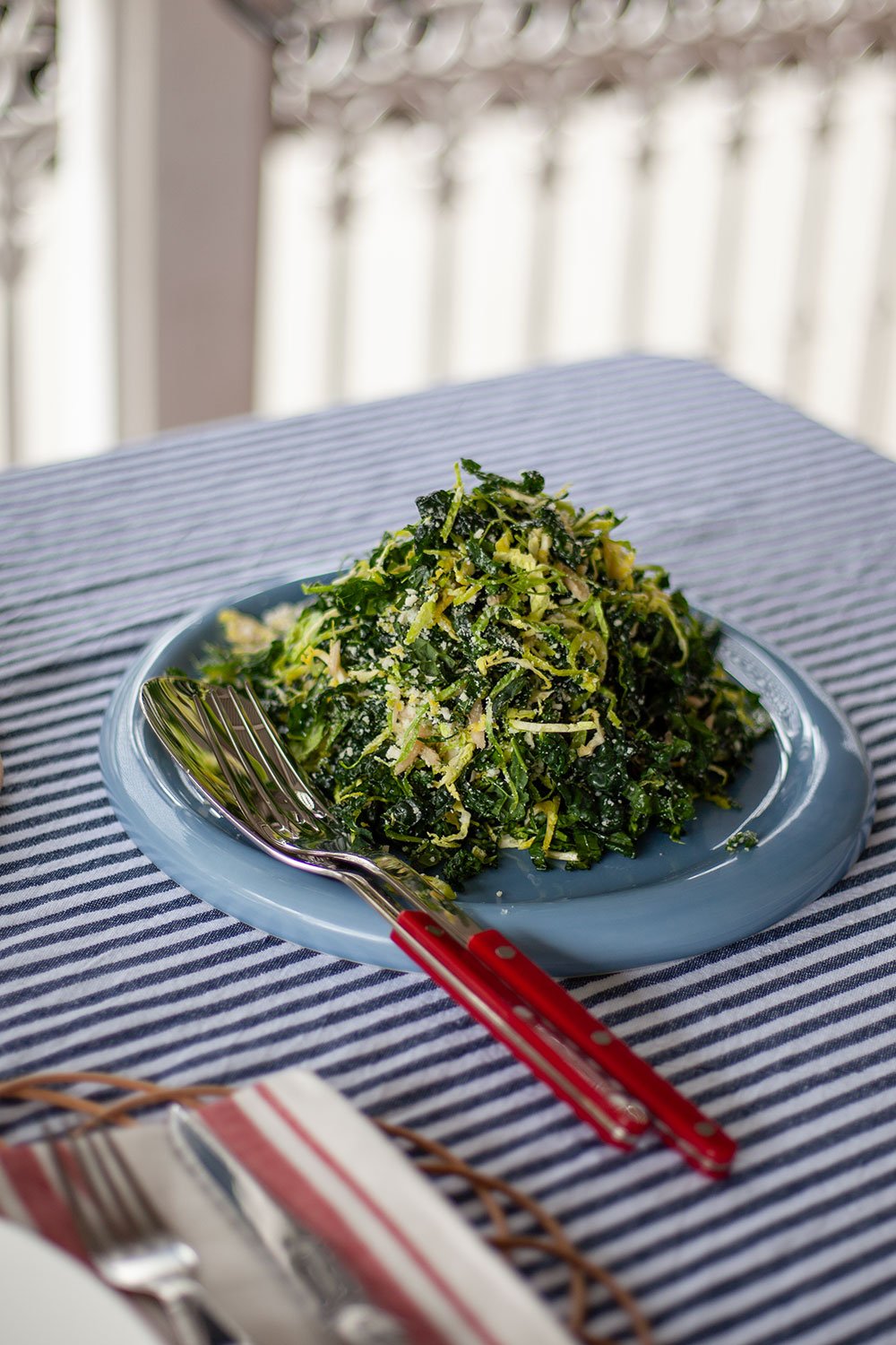 Kale &amp; Brussels Sprout Salad