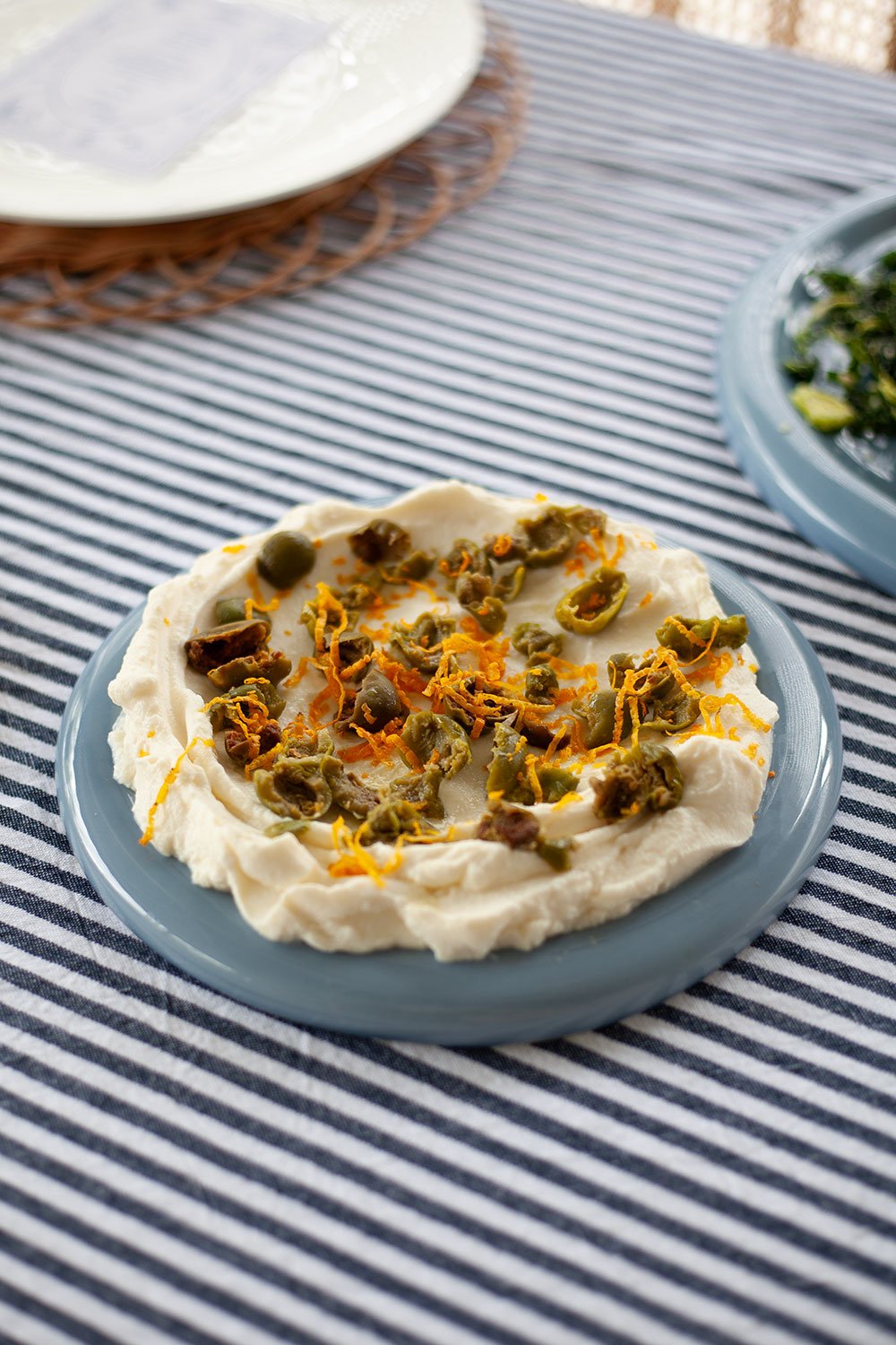 Ricotta with Crushed Olives