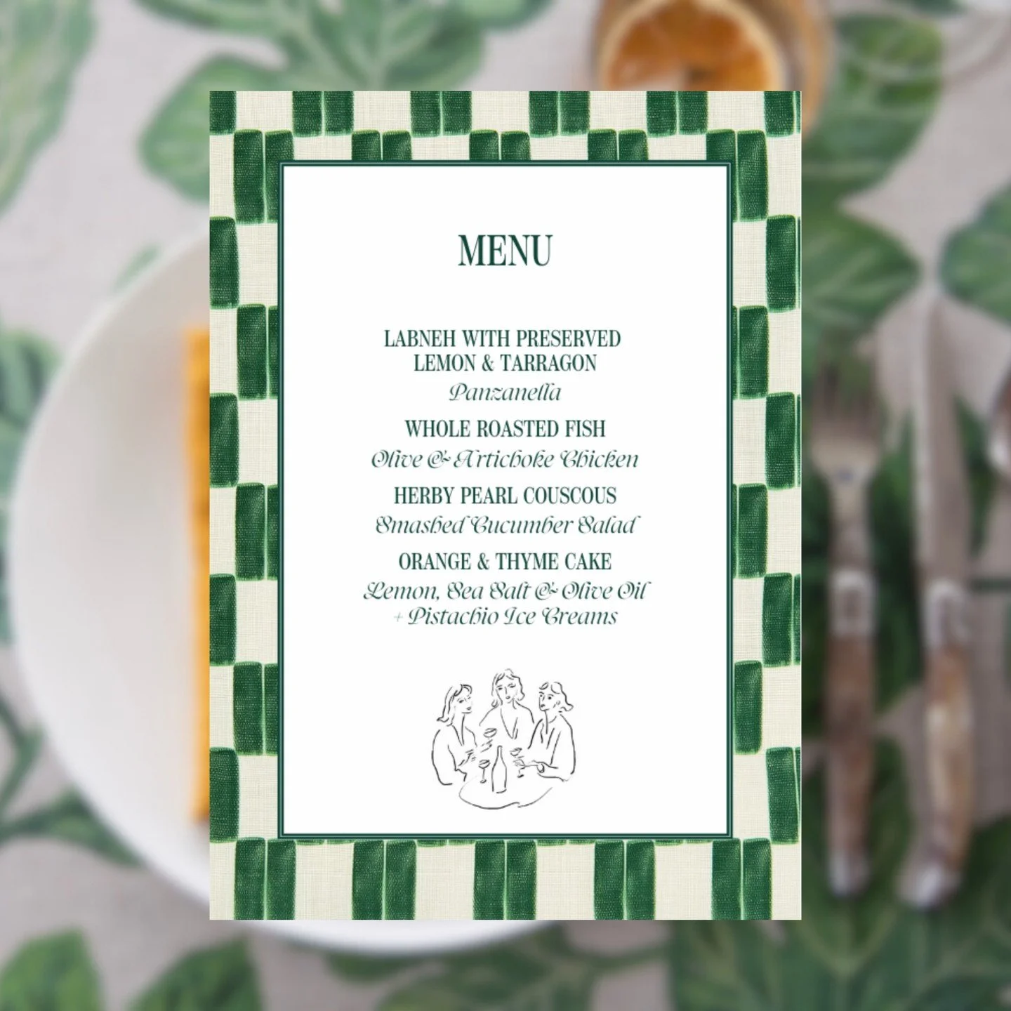 This is my favourite menu &mdash; generous, golden, and made for gathering. It&rsquo;s everything I love about cooking for the people I love.

Bright, sunny flavours of the Mediterranean with relaxed, share-style dishes made for long afternoons, laug