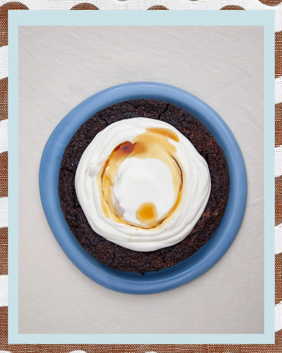 This is the Chocolate Tahini Brownie Cake from A Middle Eastern Spread. This menu is designed to generously serve 6-8 people, with plenty of food. This menu is Vegan friendly.
Homemade Dinner Rolls
Miso Butter Cabbage 
Stuffed Pasta
Charred Eggplant 