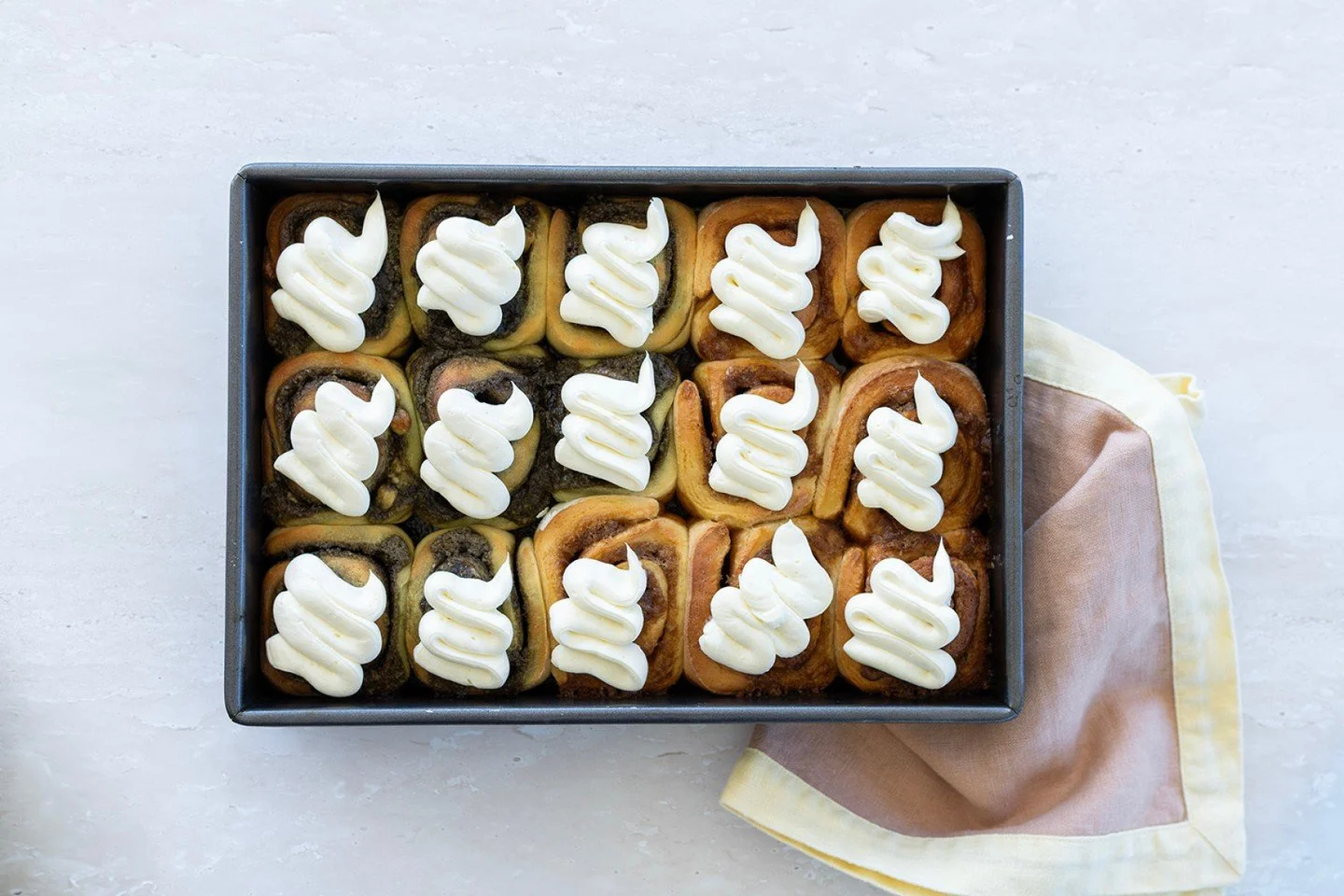 In the 'Brunch with Friends' menu there's two types of scrolls, a Matcha &amp; White Chocolate plus a Brown Butter &amp; Cinnamon. The guide steps you through making majority of the menu the day before, so come the morning - you're fresh and ready to