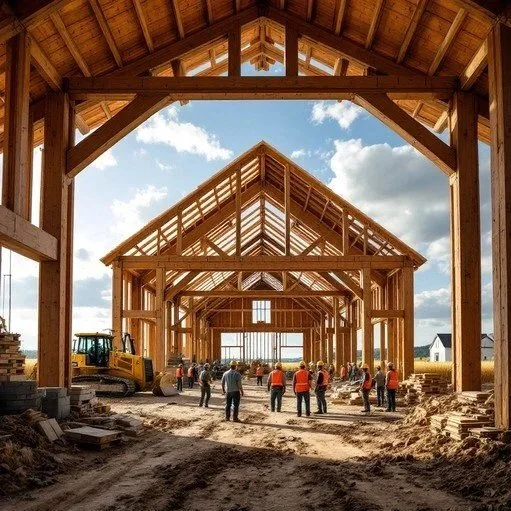 'No one frames a house on their own. The same is true for our lives.'