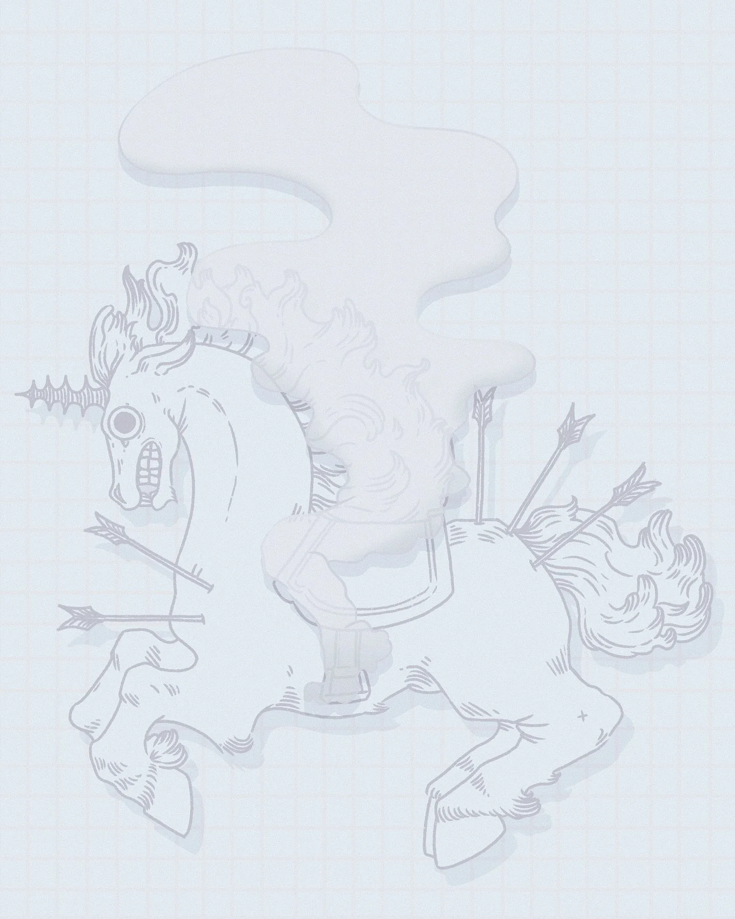 LENTOBER DAY 21: GHOST 💨

#lentober #lentober2025 #digitalart #illustration #graphicillustration #ghost #day21