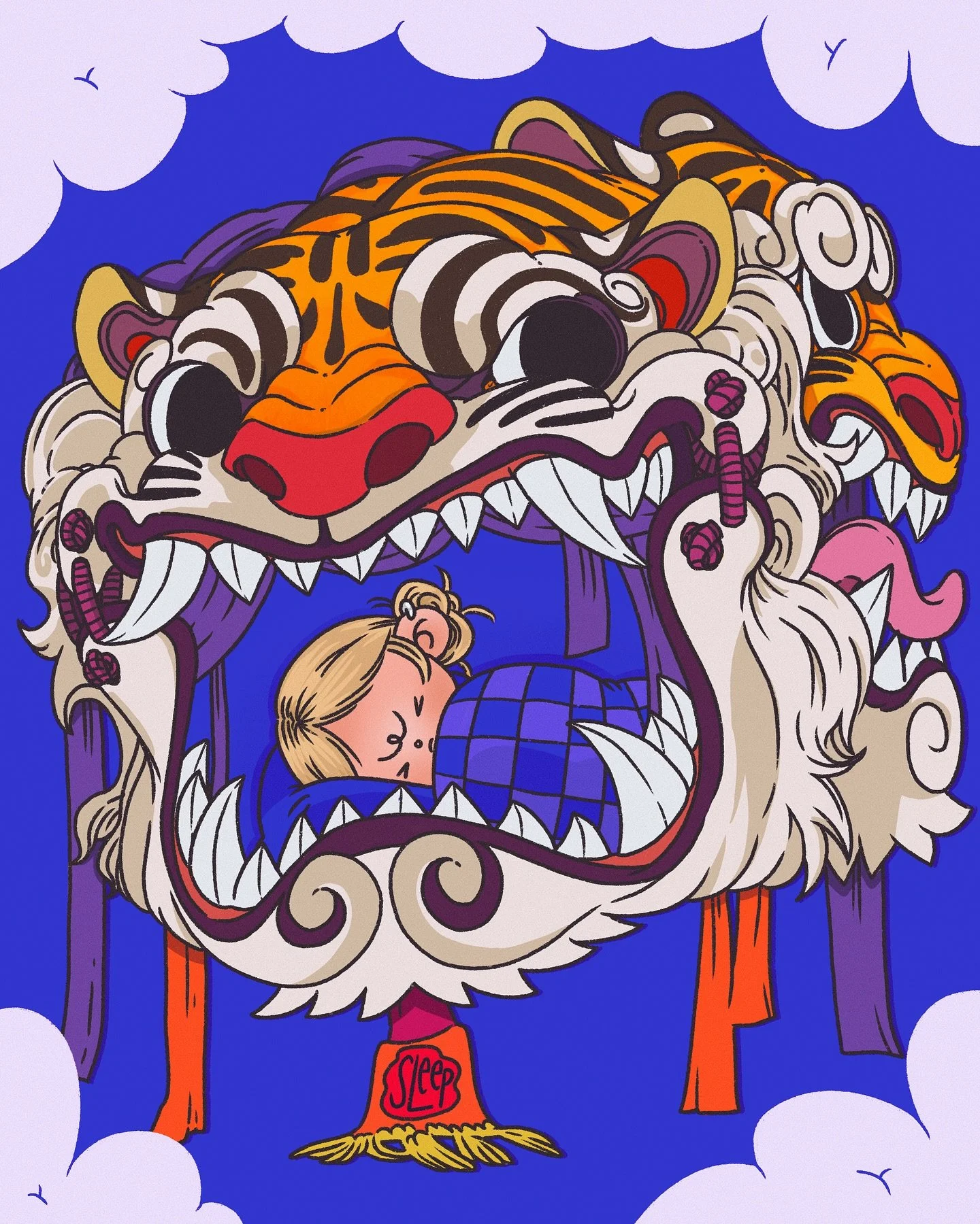 LENTOBER DAY 27: SLEEP 💤 

#lentober #lentober2025 #digitalart #illustration #graphicillustration #sleep #day27