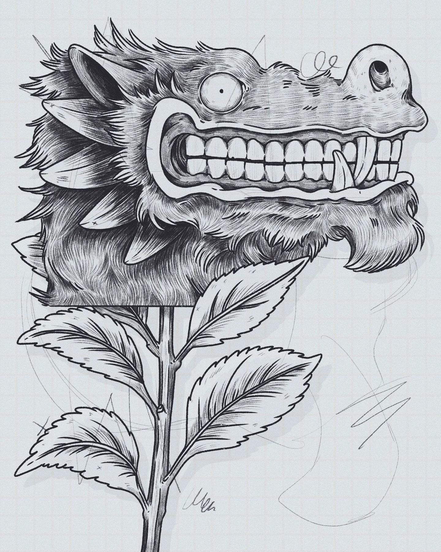 DRAGONFLOWER 🐉🌸

#illustration #digitalart #procreate #dragon #igart