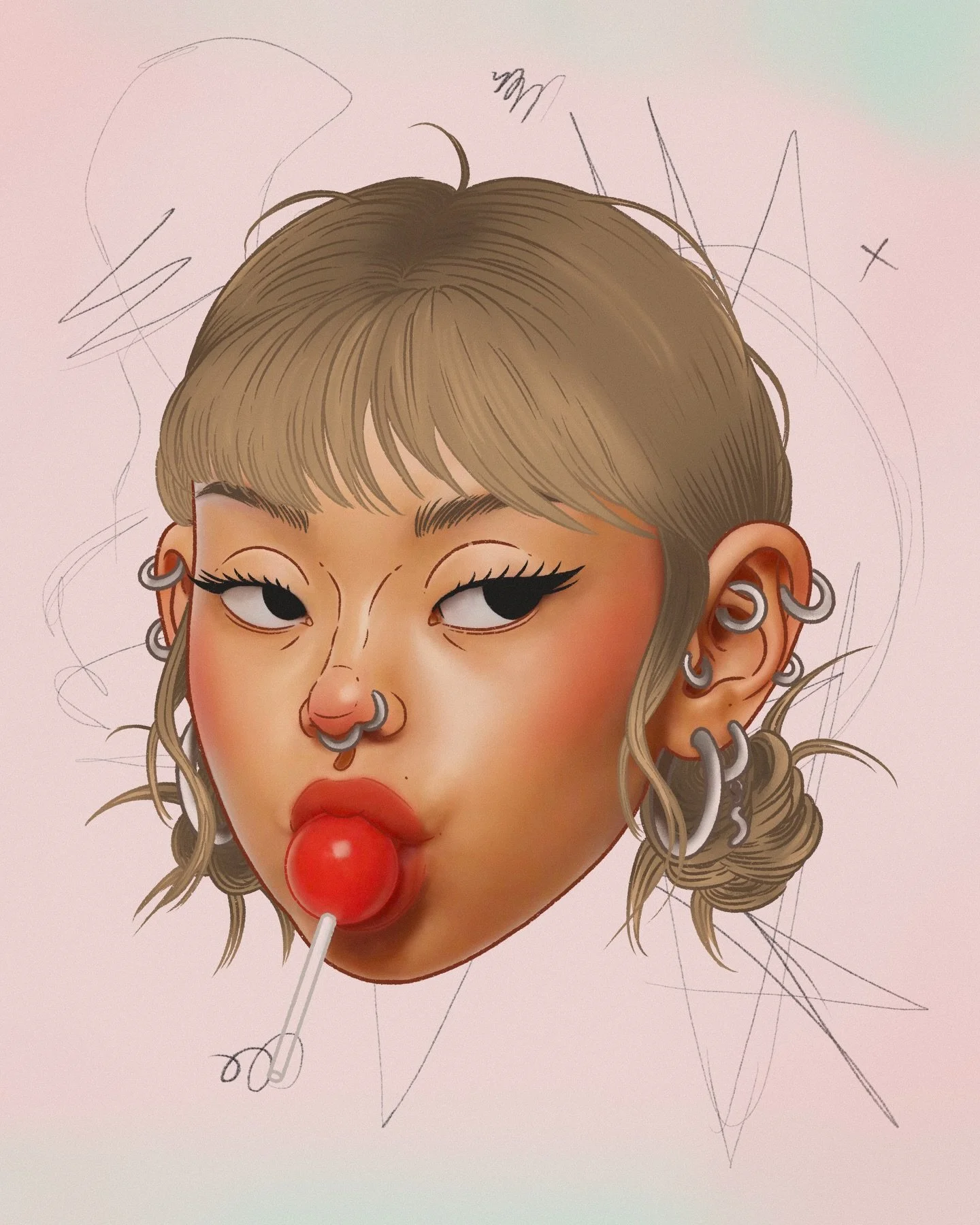 Long time no draaaaw, we baaaack 🍭

#digitalart #illustration #procreate #igart