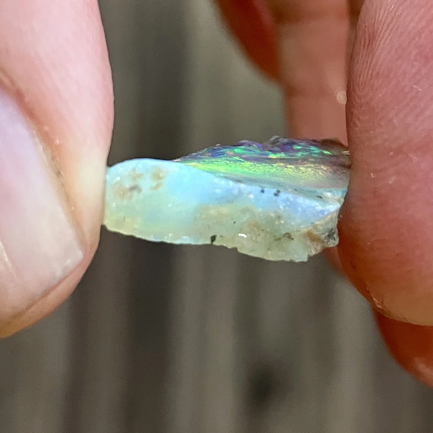 4.1ct クリスタルオパール原石・アンダムーカ・遊色度4 — Coulson Opals