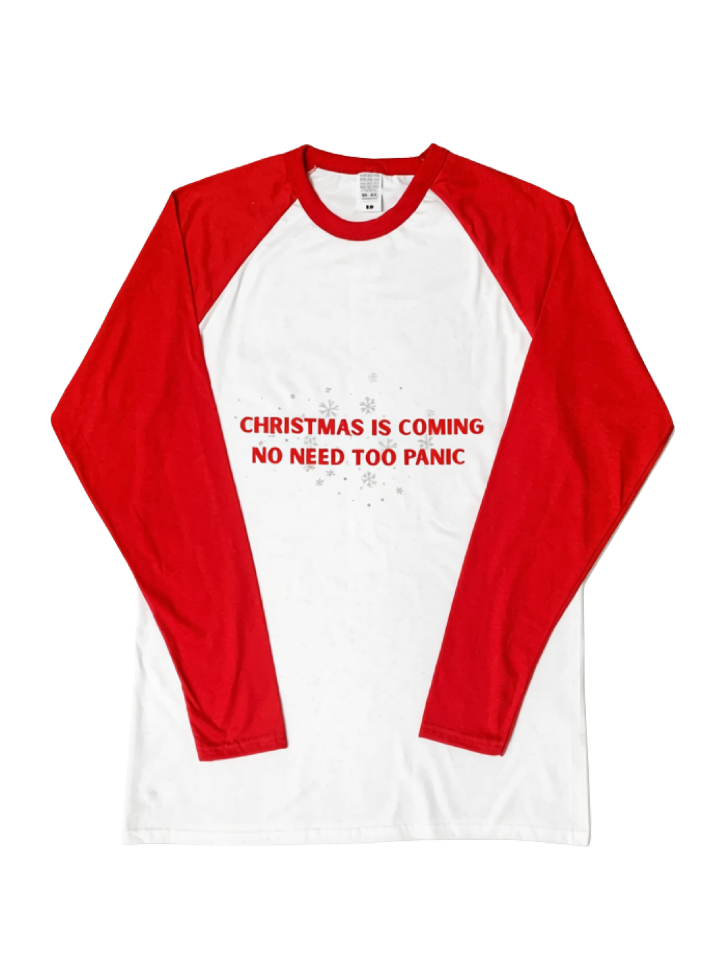 Christmas Is Coming No Need To Panic Baseball T-Shirt