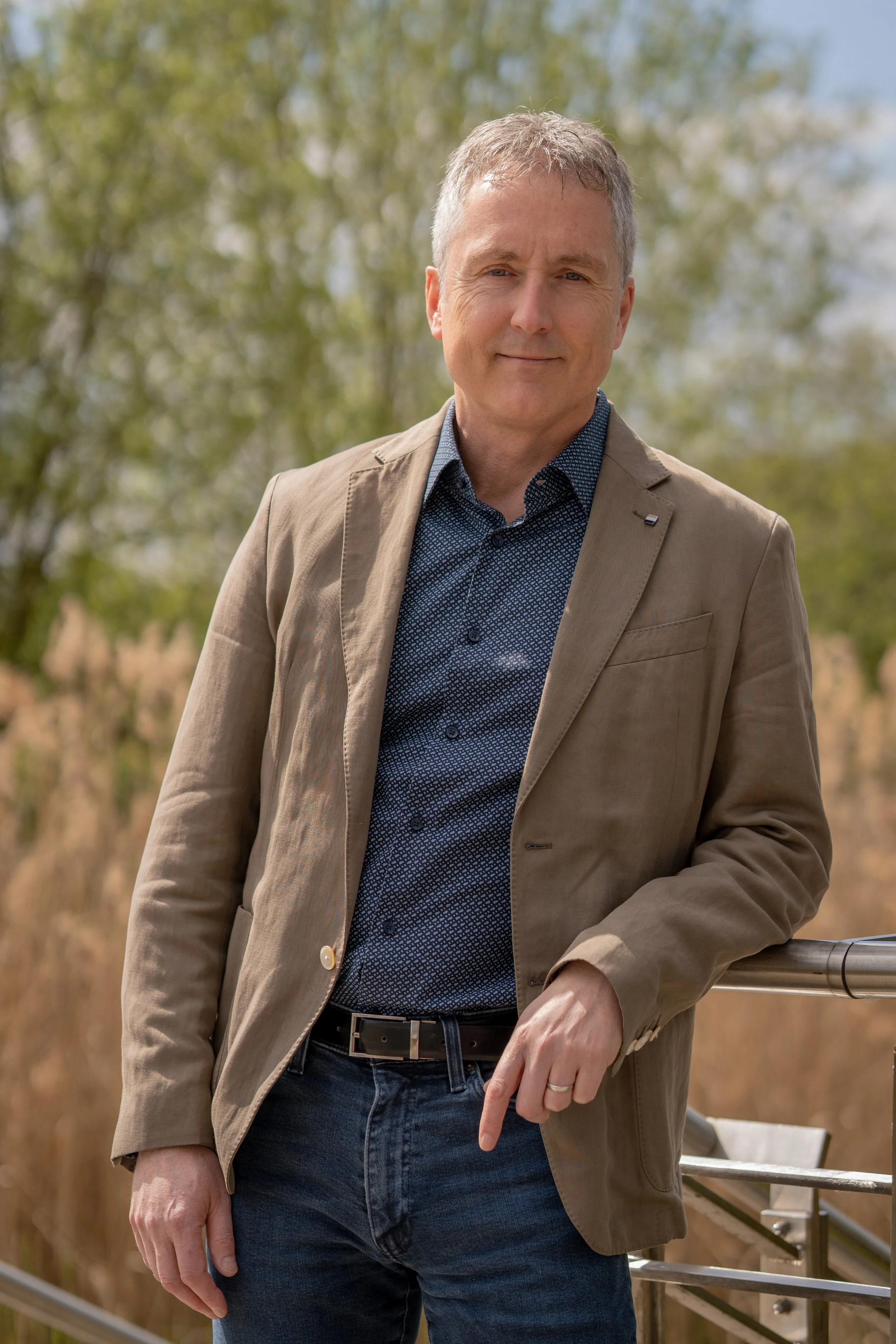 Company headshot, Paul Loeffen, CEO, outdoor, natural, Lightcast, Cambridge