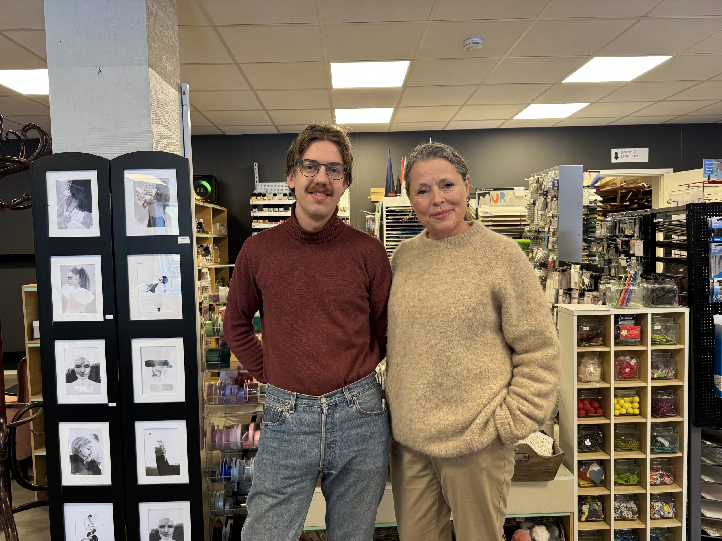 Pigment Kunsthandel – kreativ møteplass på sitt faste hjørnet i Kipervika