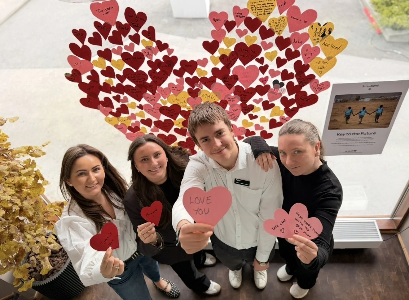 Quality Hotel i Ålesund inviterer til hjerteaksjon for UNICEF