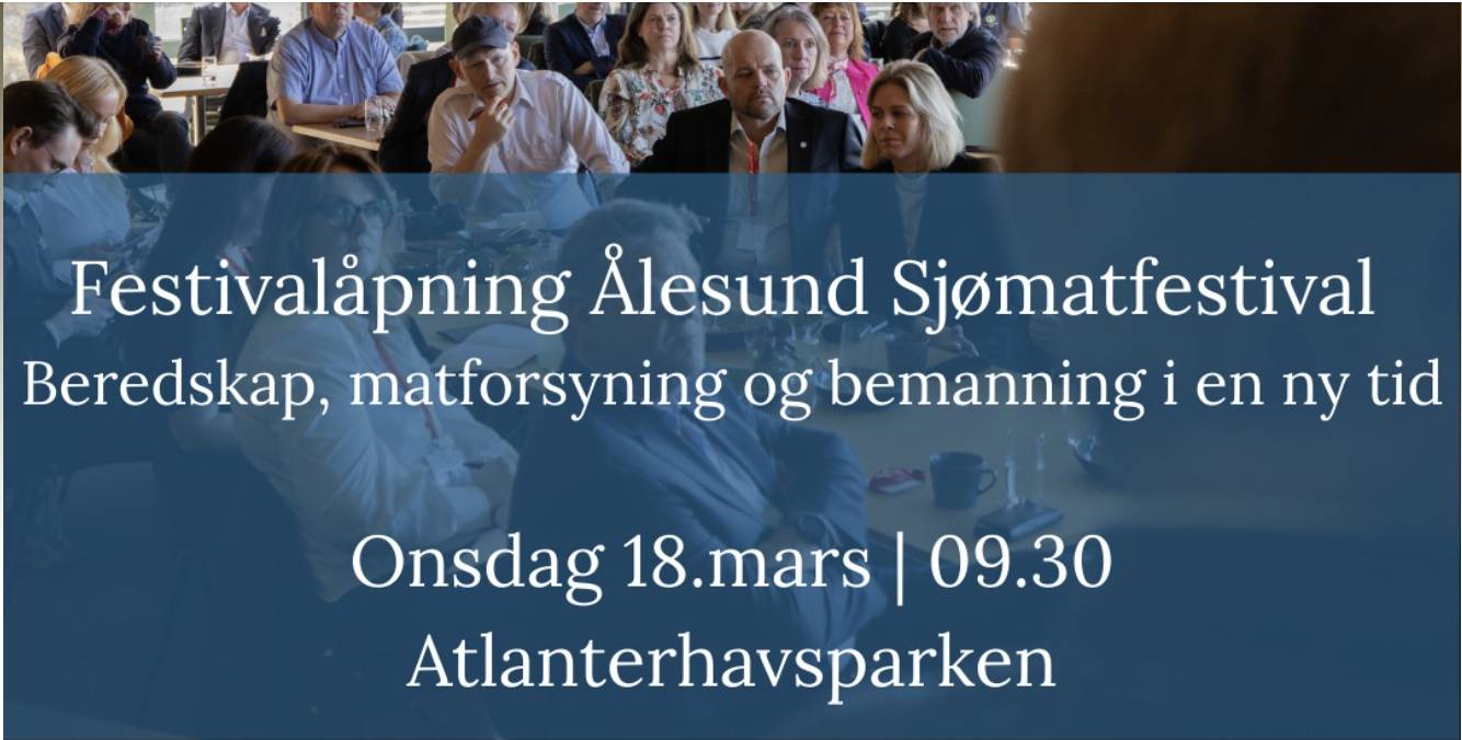 Festivalåpning - Ålesund Sjømatfestival