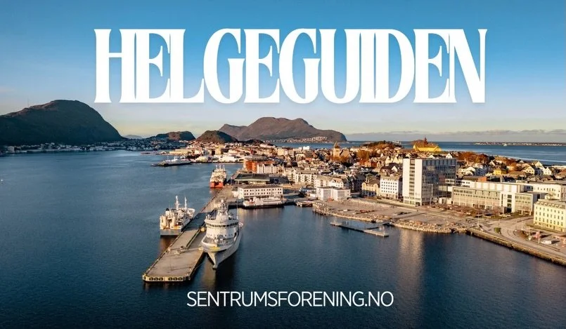 Dette skjer i helgen i &Aring;lesund! ✨🌊
Sj&oslash;matfestivalen er i gang med alt fra festival&aring;pning, Bytorsken og Barnas sj&oslash;matfestival til vinkurs og sj&oslash;matopplevelser rundt i byen 🐟🦐🍷. 

I tillegg kan du f&aring; med deg k