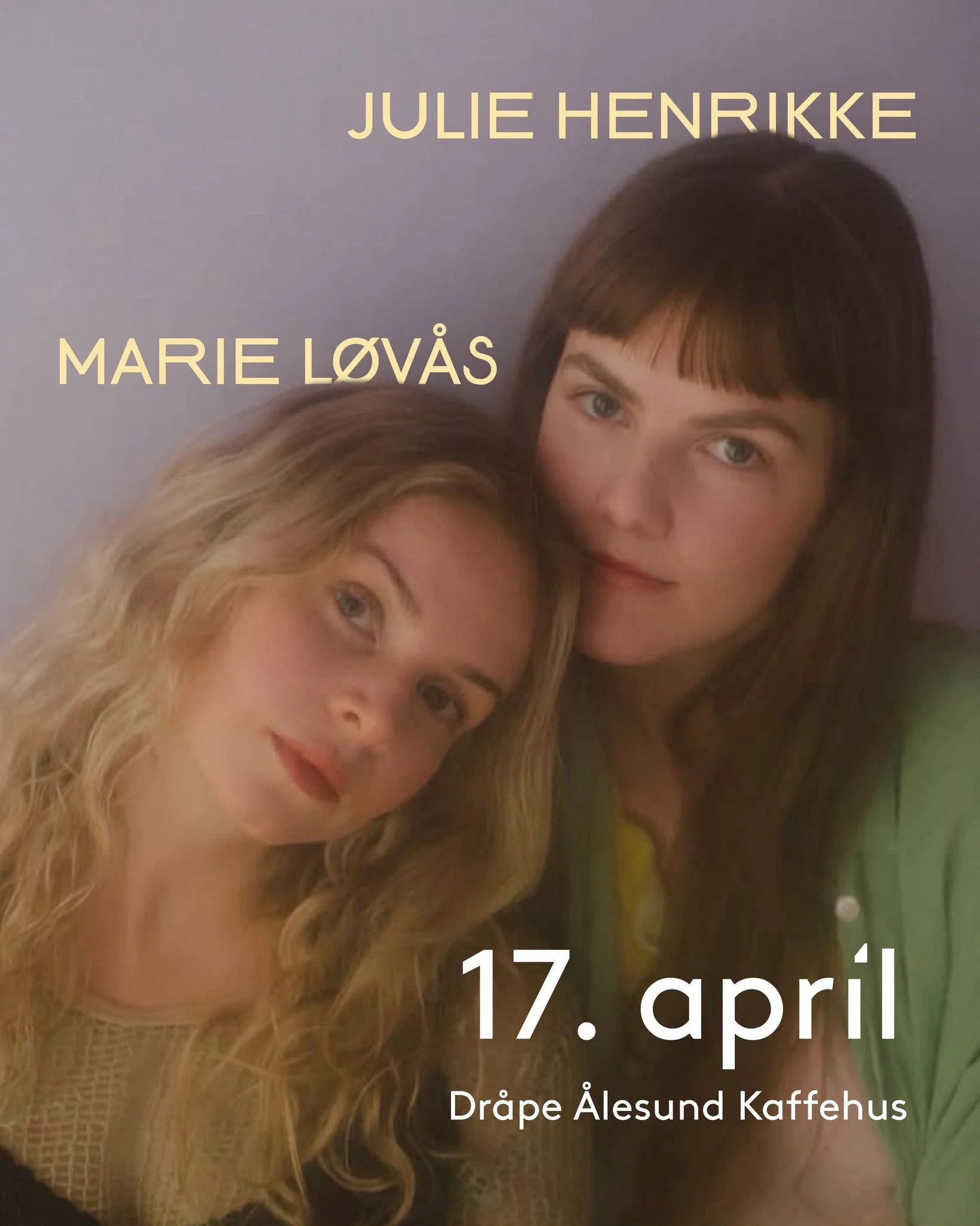 Konsert med Marie Løvås og Julie Henrikke