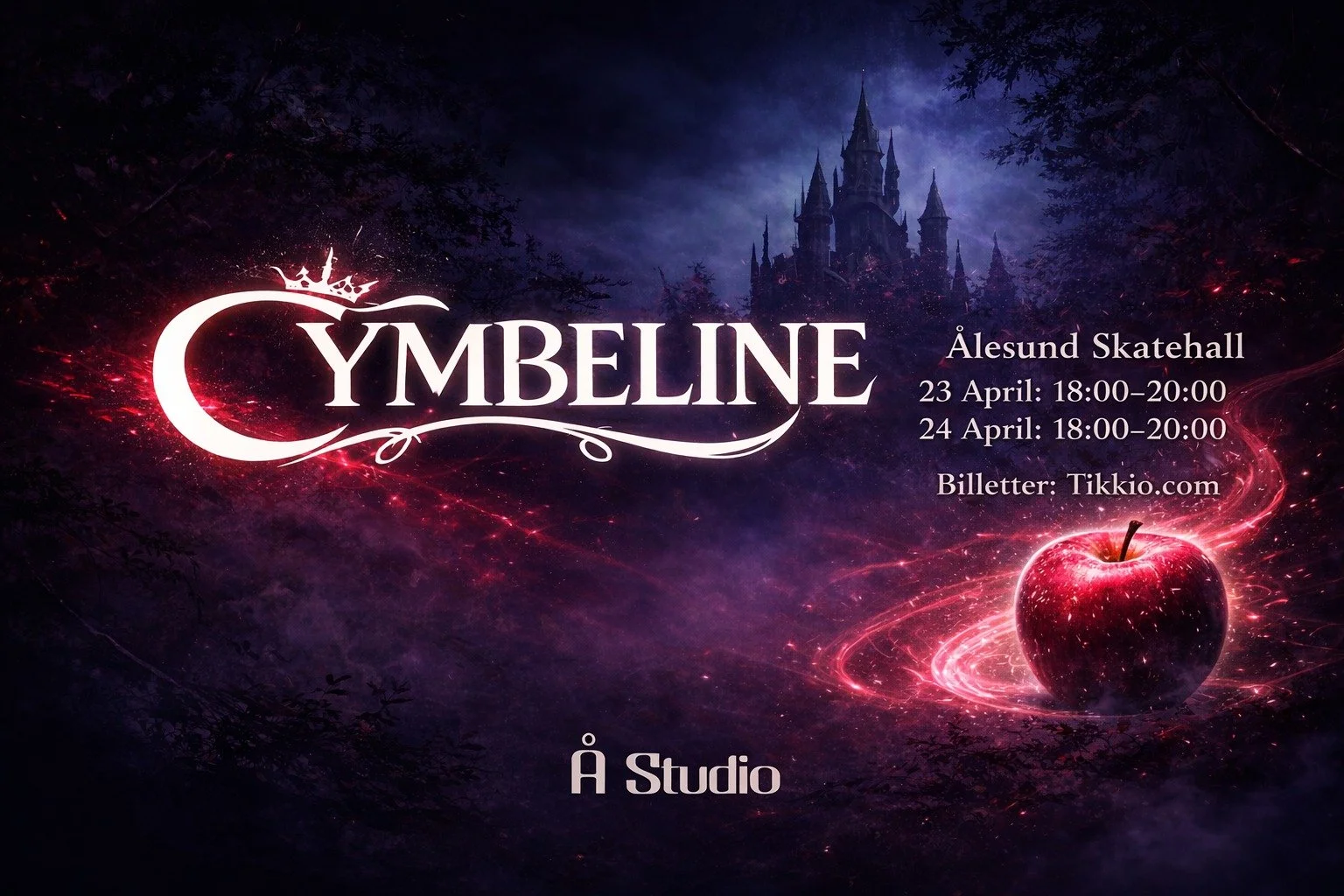 🎭 Shakespeare &ndash; men ikke slik du er vant til det. 

I &Aring;lesund Rullehall forvandles skateparken til teaterscene n&aring;r Cymbeline spilles i et r&aring;tt, industrielt rom fylt med energi og nerve. 

Kj&aelig;rlighet. Makt. Krig.
Og menn