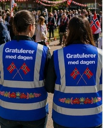 Er du ansvarlig for 17. mai-komiteen i &aring;r? Sjekk ut de nye vestene som A.Oksnes yrkes- og profilkl&aelig;r kan lage! 

De har utstyret og mulighetene til &aring; produsere det meste innen tekstiler med trykk, perfekt for dugnadsgjengen som hold