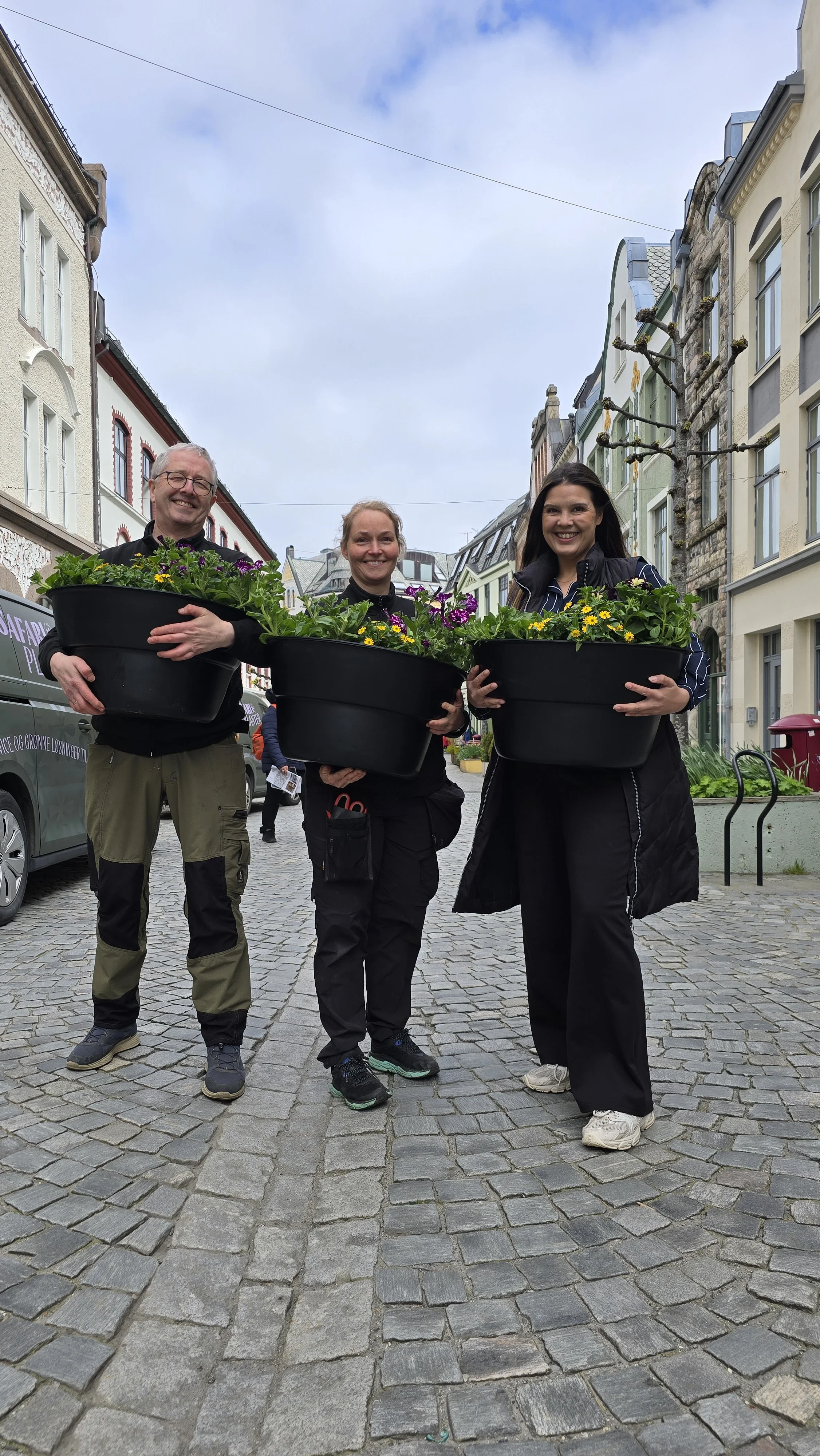 Byen blomstrer til 17.mai