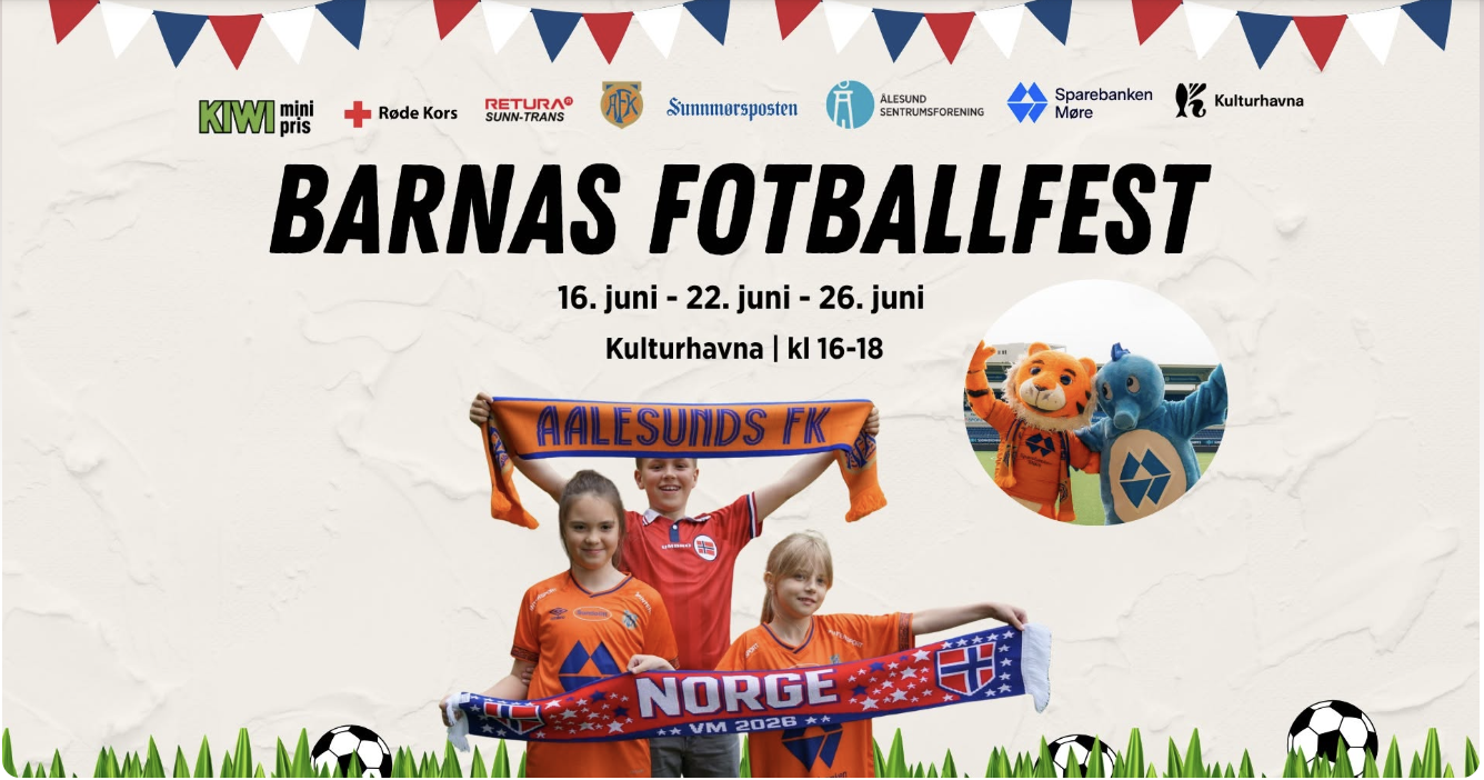 Barnas fotballfest i sentrum