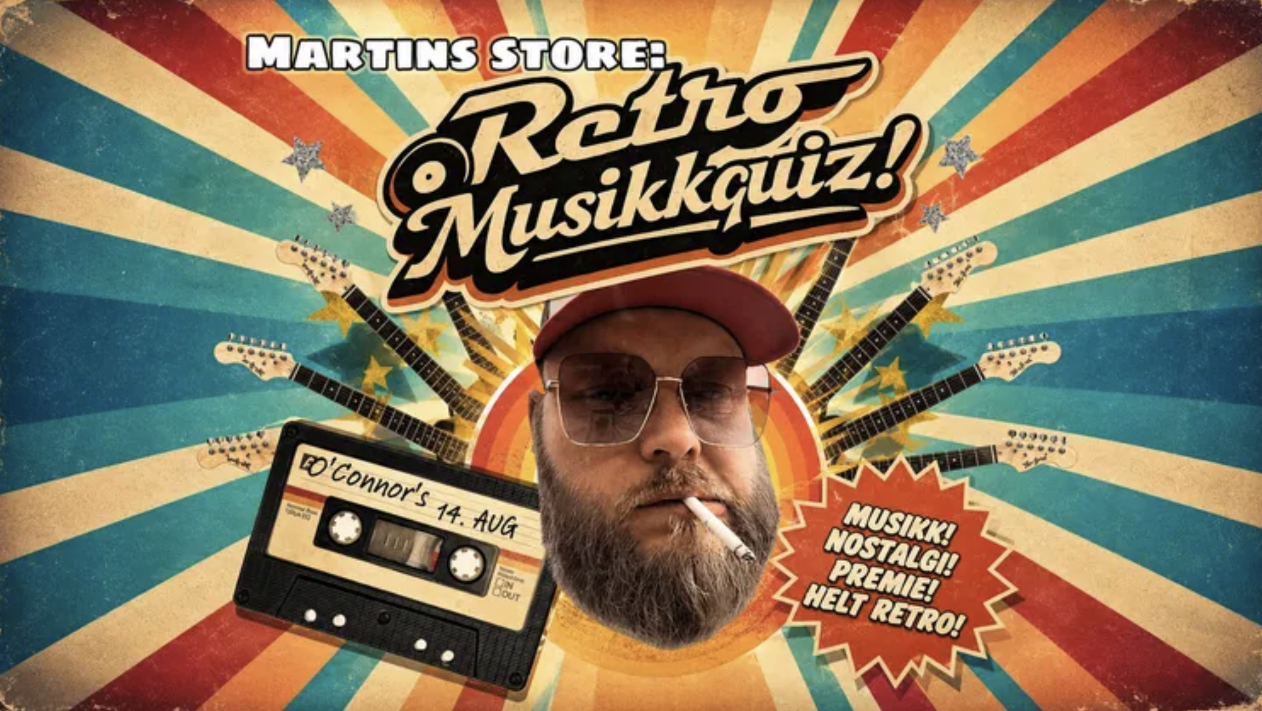 Retro musikkquiz med Martin Hildre