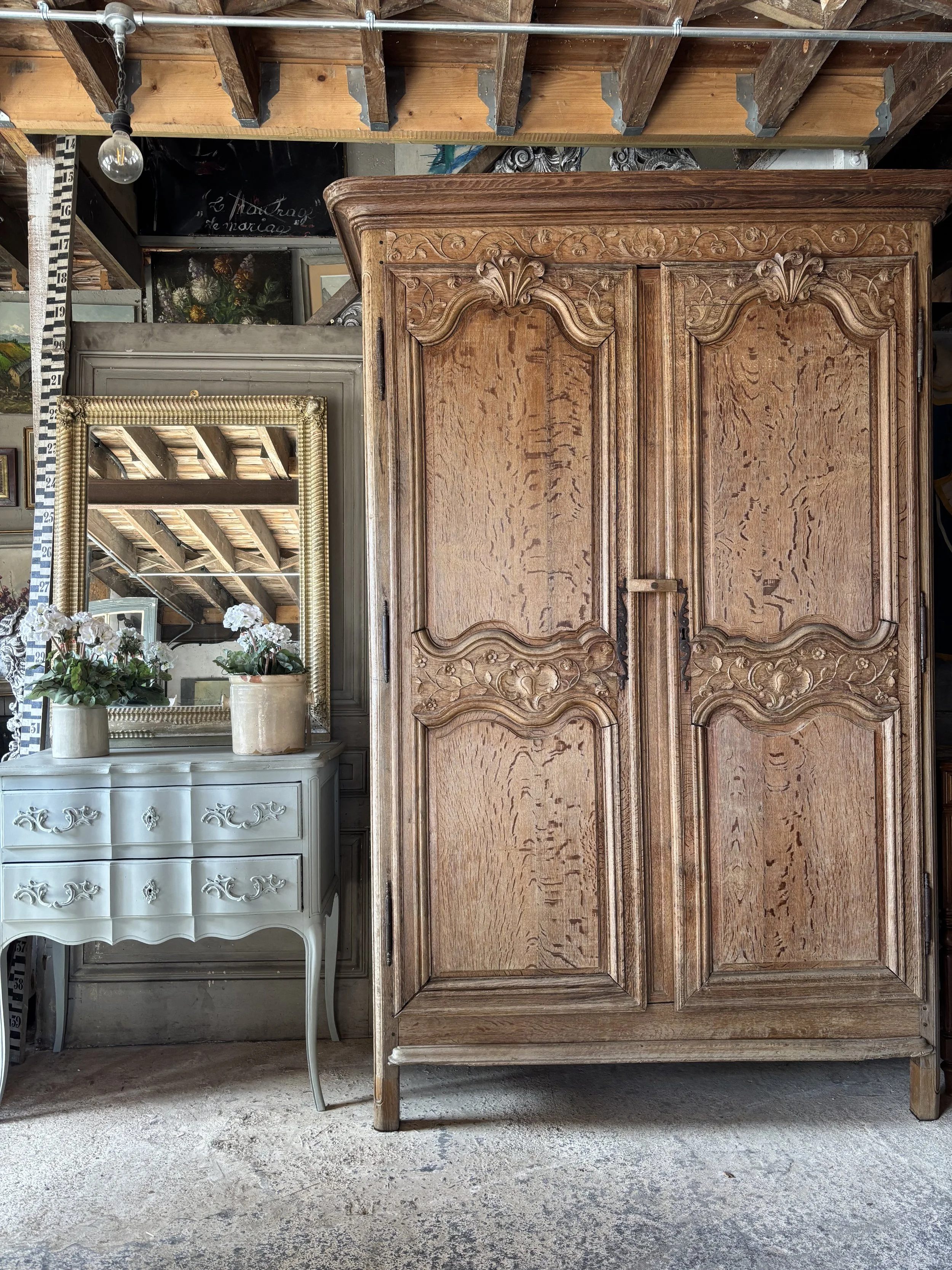 Marriage armoire circa 1880